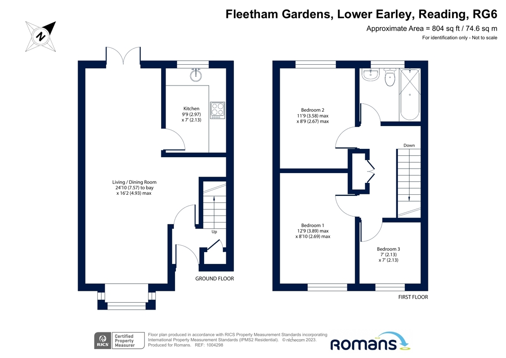 Fleetham Gardens, Lower Earley, Reading RG6, 3 bedroom semidetached