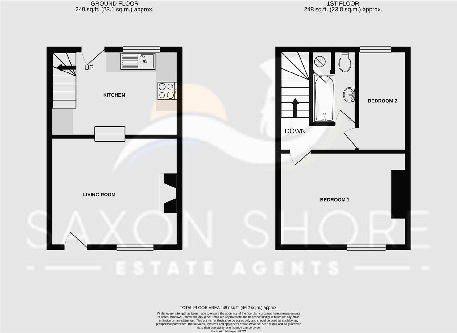Ospringe Street, Faversham ME13, 2 bedroom terraced house for sale