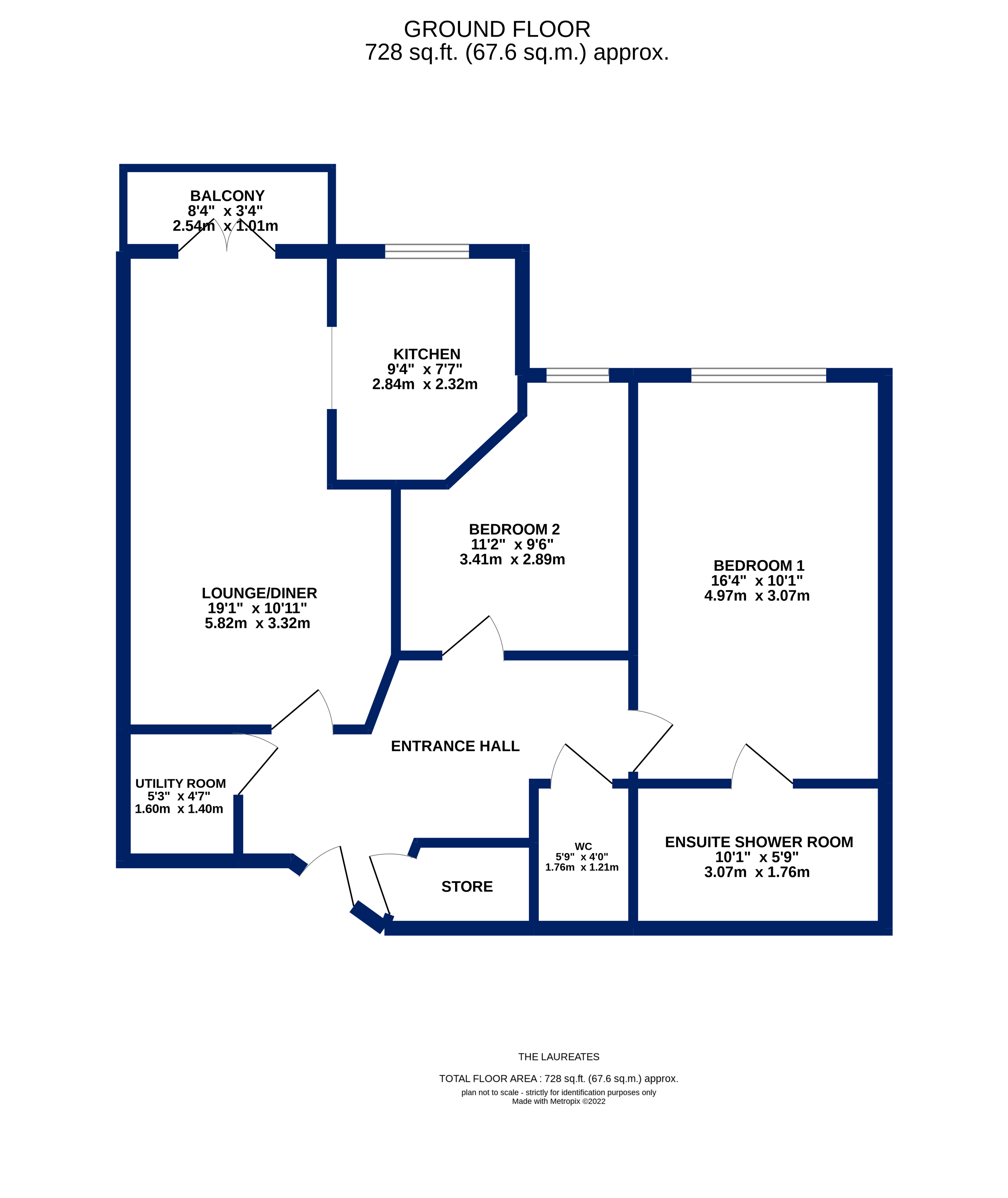 59 The Laureates, Shakespeare Road, Guiseley, Leeds LS20, 2 bedroom