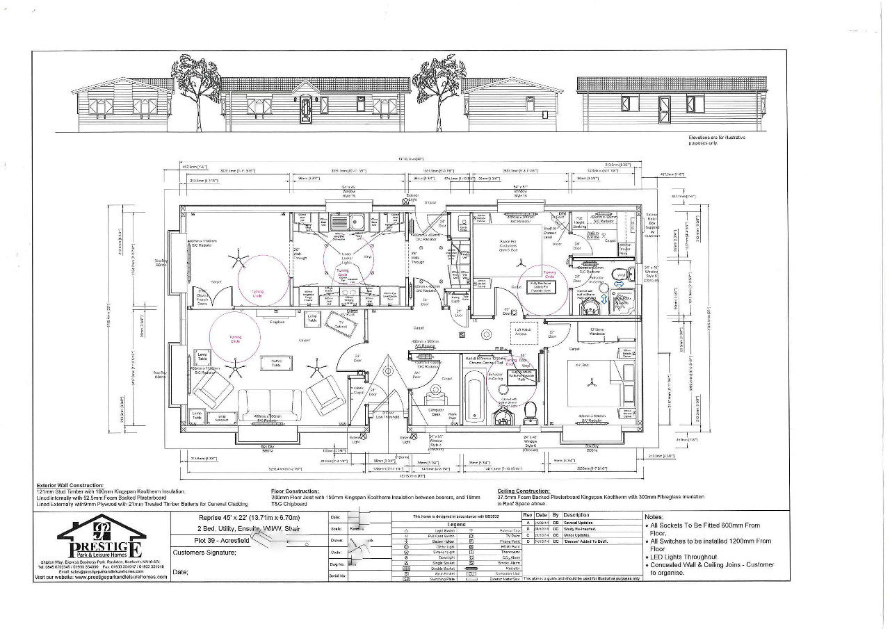 2 Bedrooms Mobile/park home for sale in Acresfield Park, Cabus