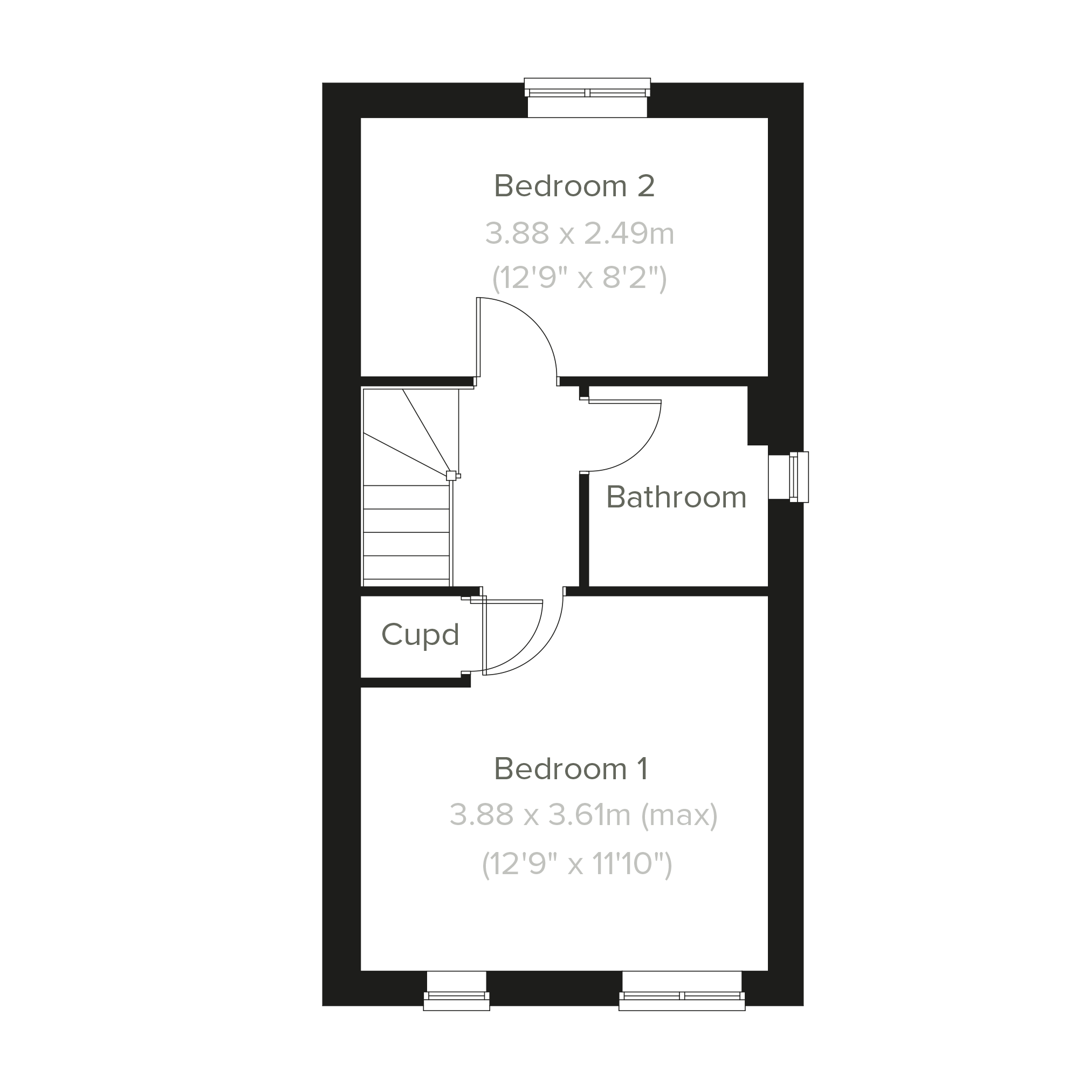 "Sunderland" at Dale Road South, Darley Dale, Matlock DE4, 2 bedroom