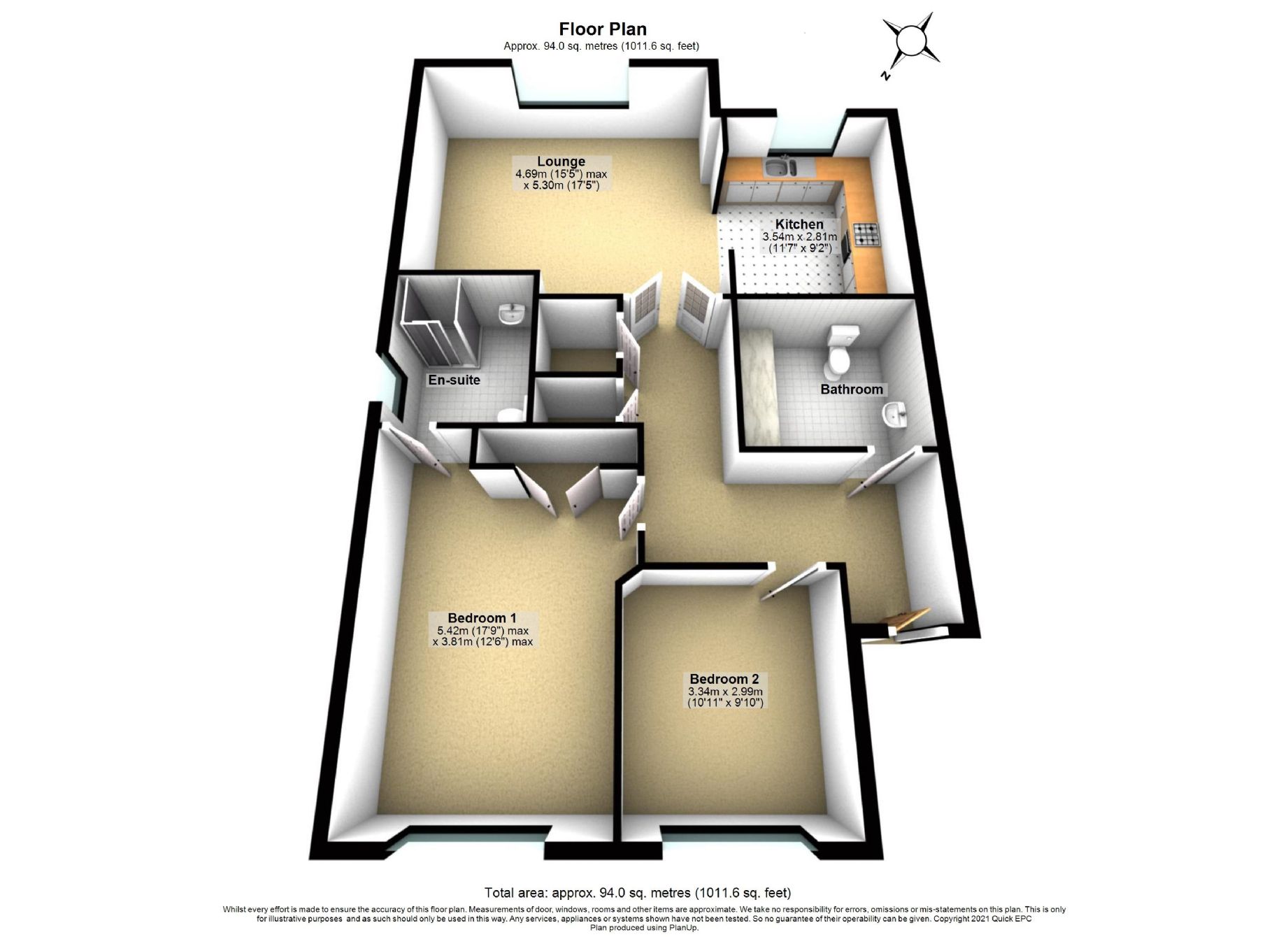 Sutton Green Lodge, Mayford Grange, 99 Westfield Road, Woking, Surrey GU22, 2 bedroom flat for