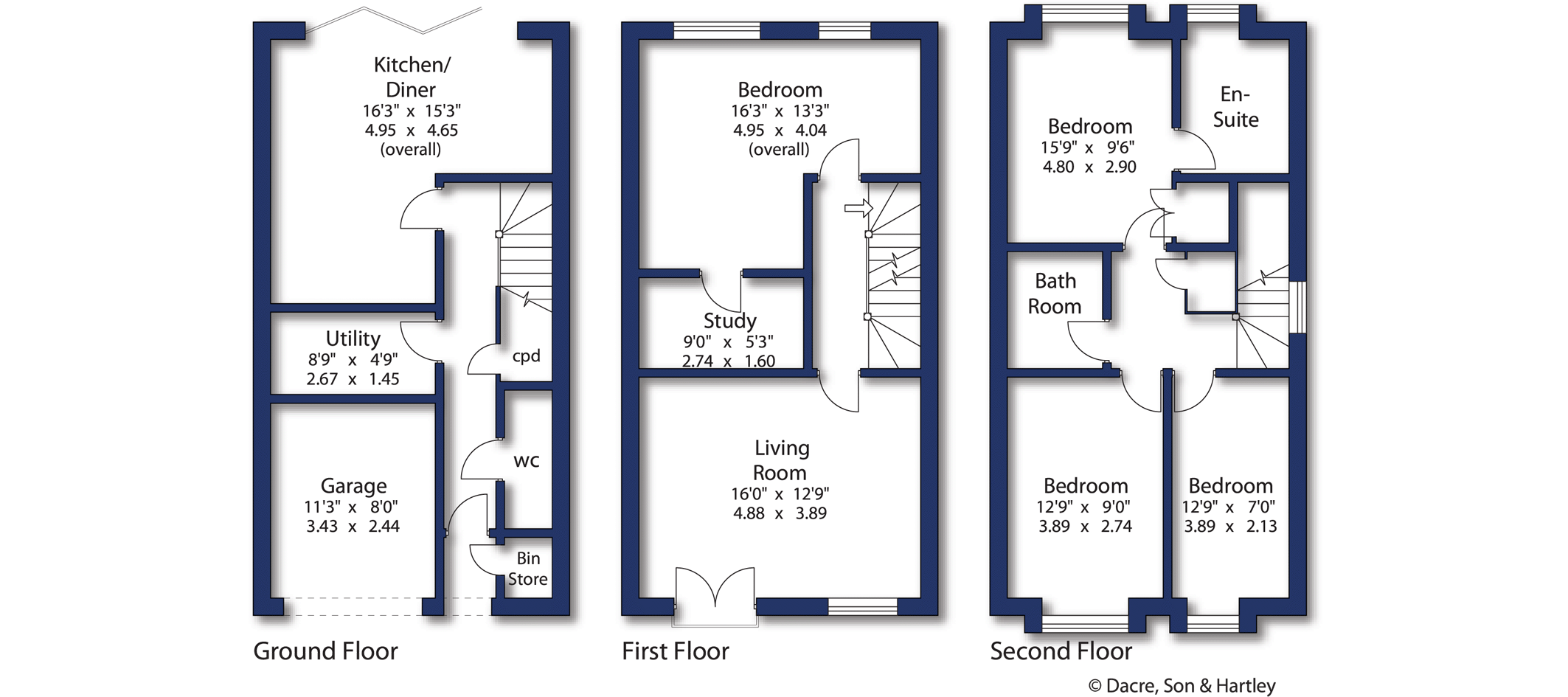 Millbank, Yeadon, Leeds, West Yorkshire LS19, 4 bedroom town house for
