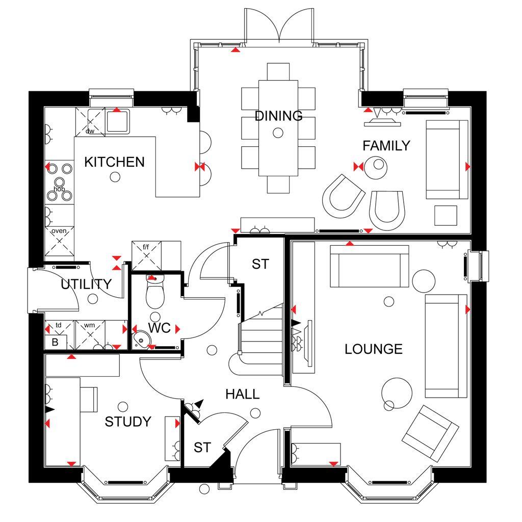"Bradgate" at Huntingdon Road, Thrapston, Kettering NN14, 4 bedroom