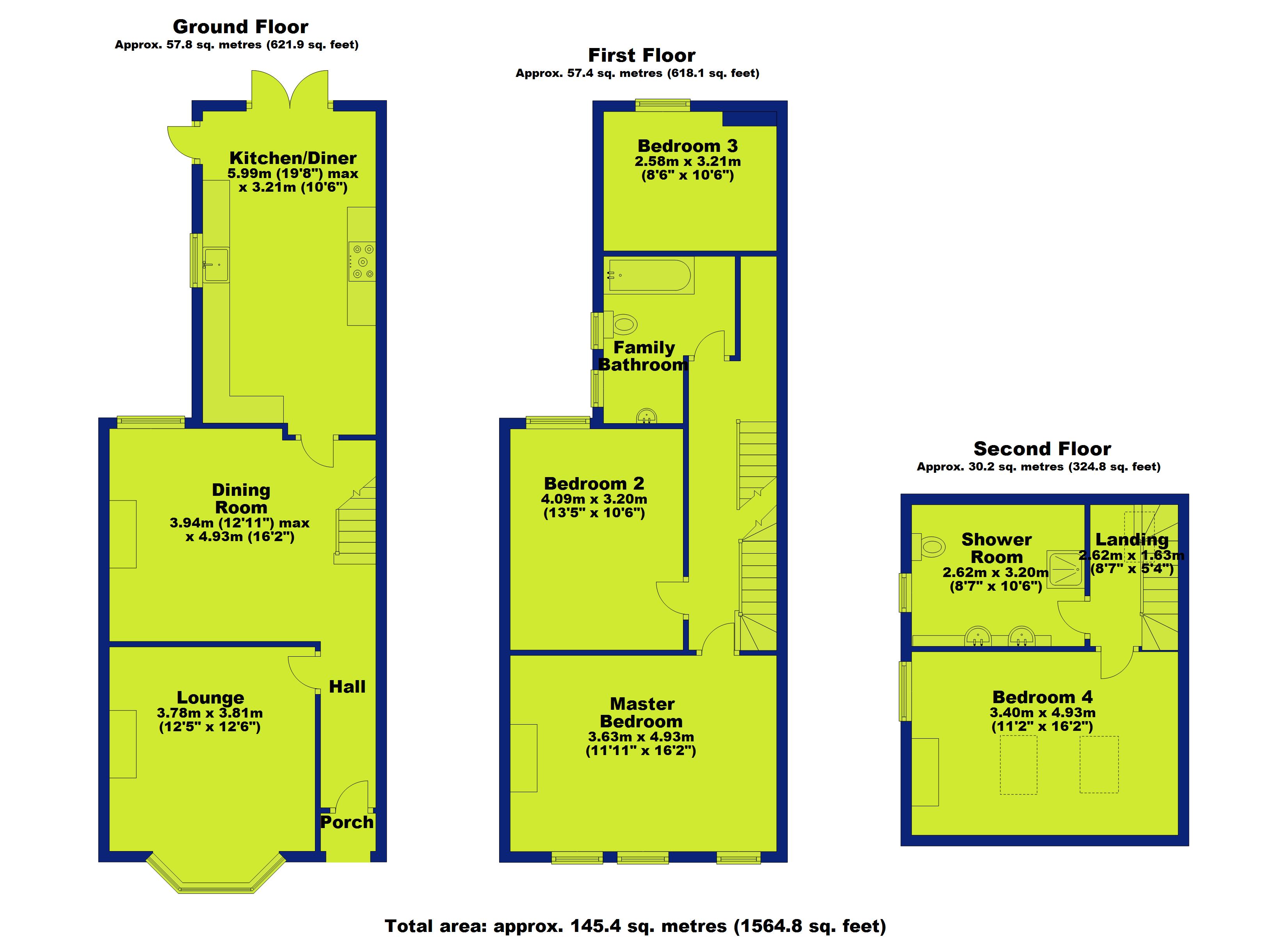 Chaworth Road, West Bridgford, Nottingham NG2, 4 bedroom semidetached