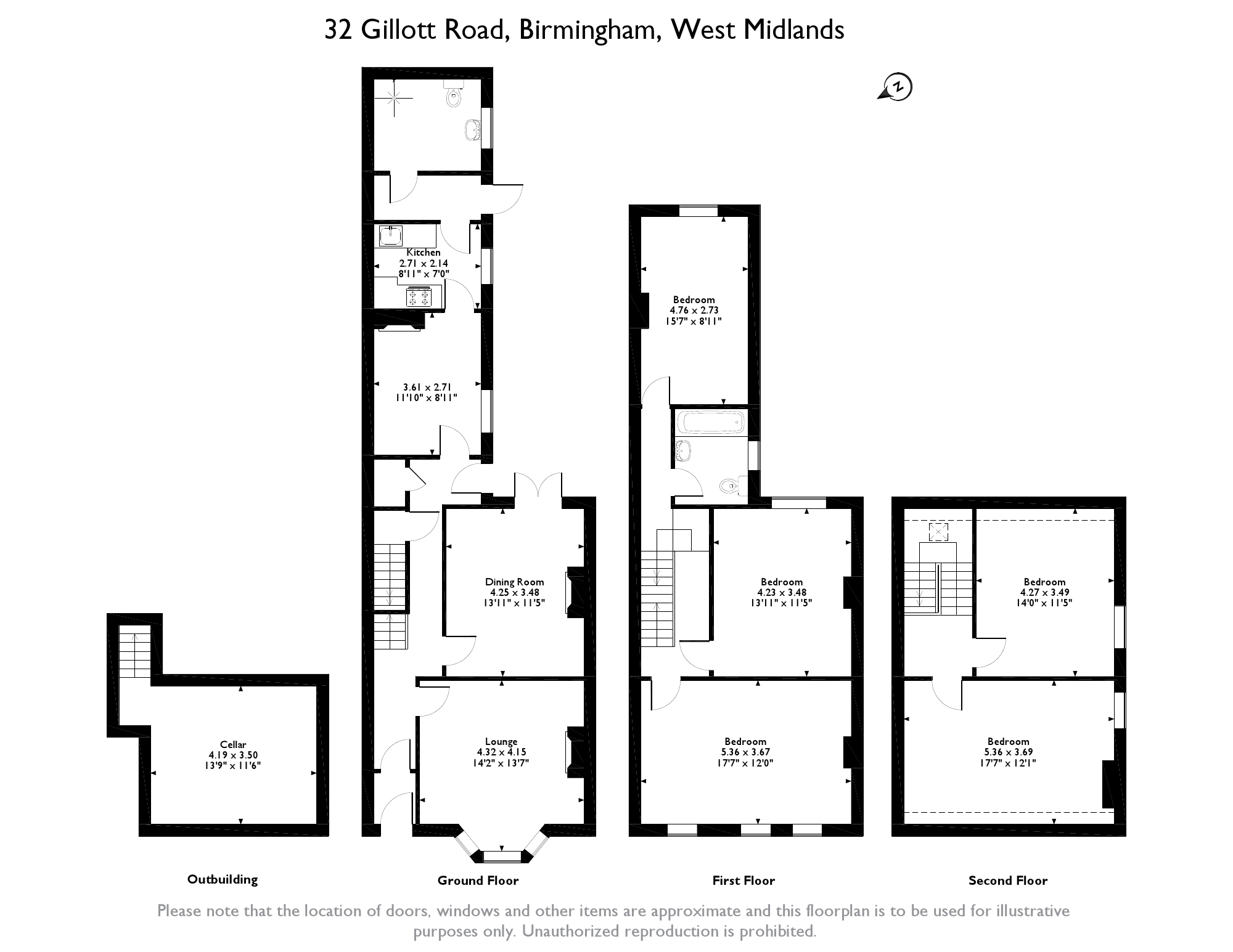 5 bed semidetached house for sale in Gillott Road, Edgbaston