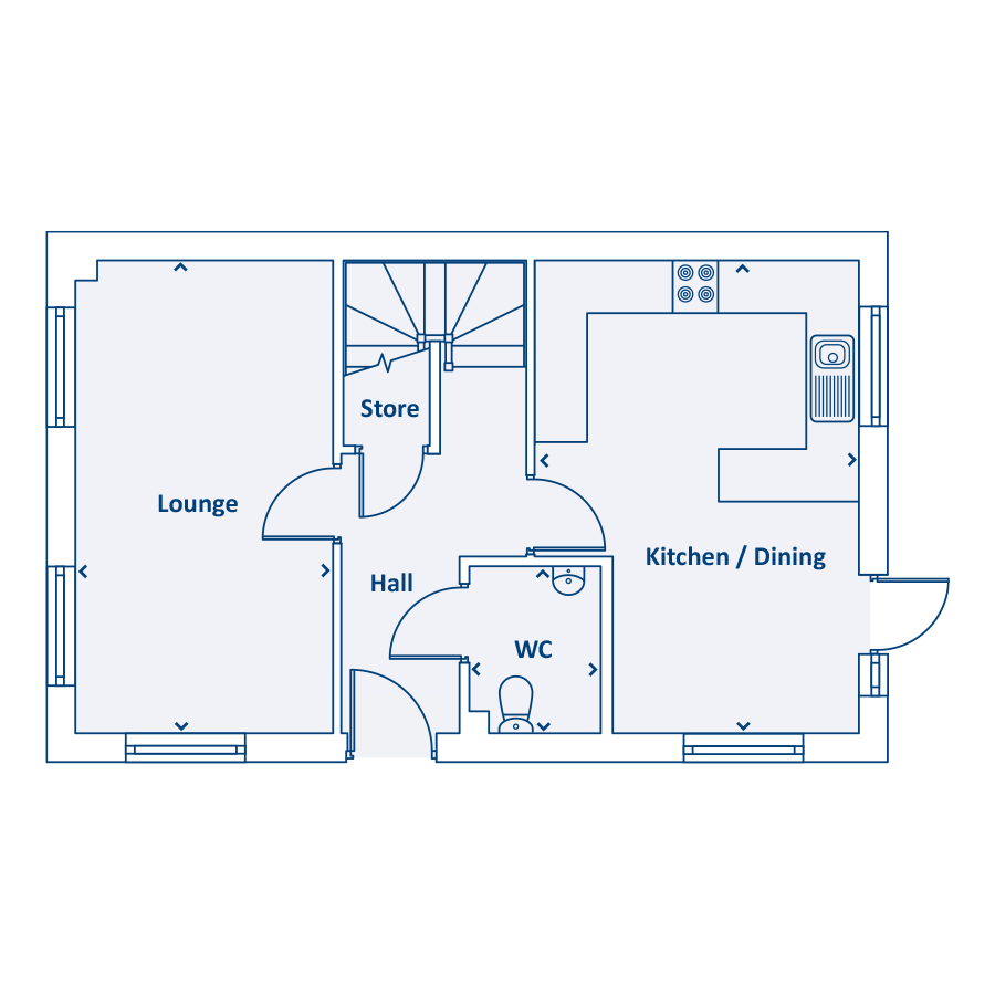 "The Meadow" at Manor Park Road, Sheffield S2, 3 bedroom property for