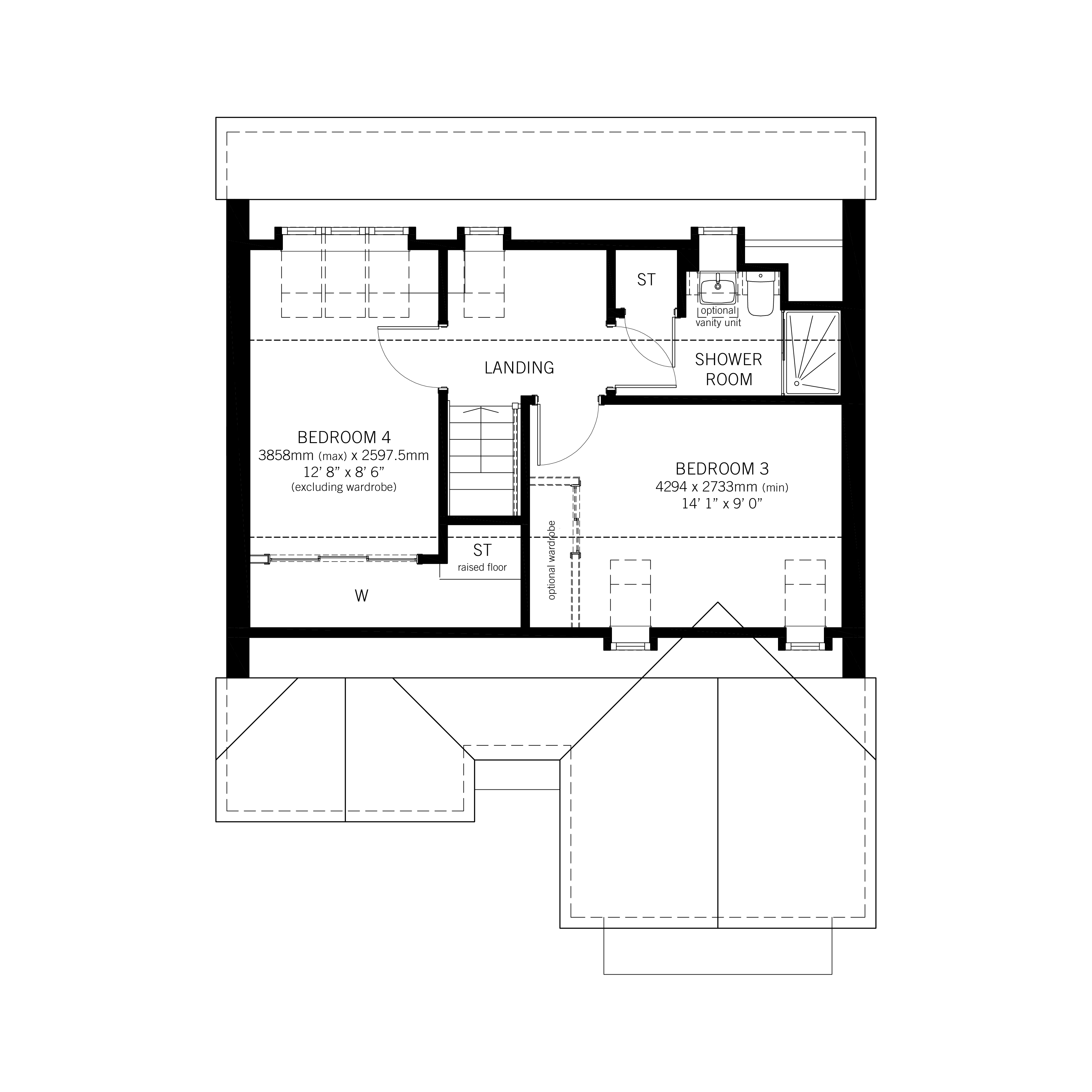 New home, 6 bed detached house for sale in "Merrington" at "Merrington