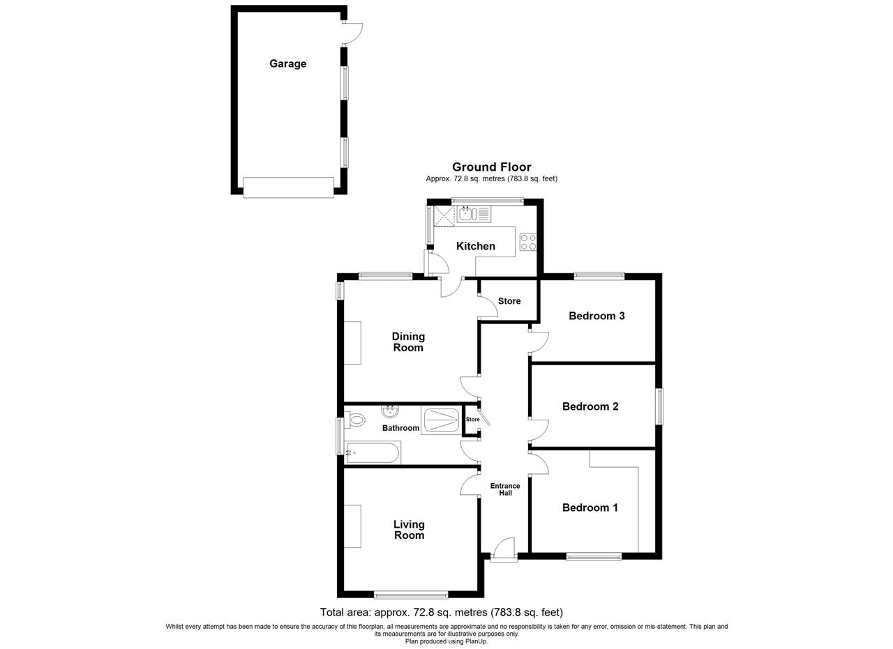 Springfield Gardens, Ilkeston DE7, 3 bedroom bungalow for sale