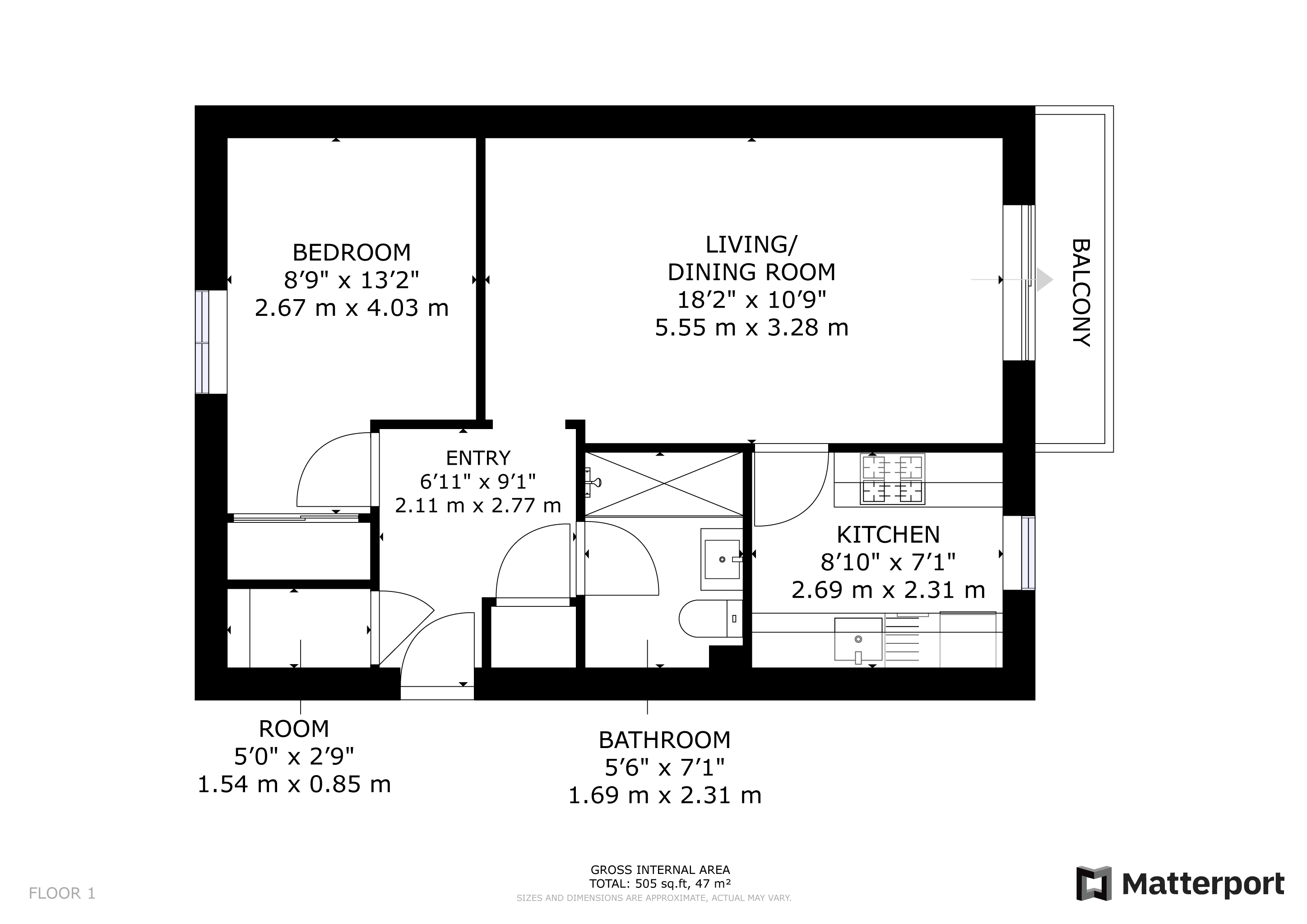 Riverview Gardens, Tradeston, Glasgow G5, 1 bedroom flat for sale
