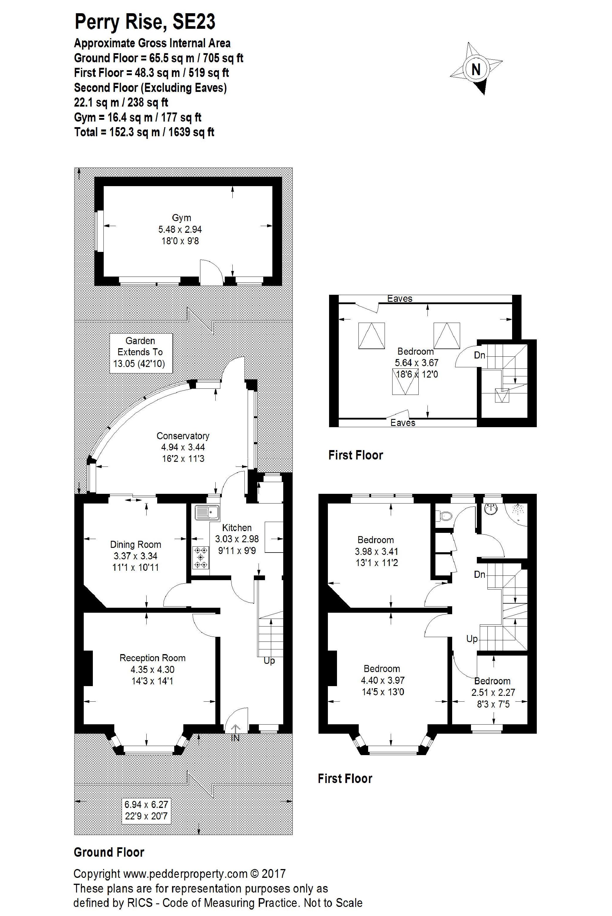 4 bed terraced house for sale in Perry Rise, Forest Hill, London SE23