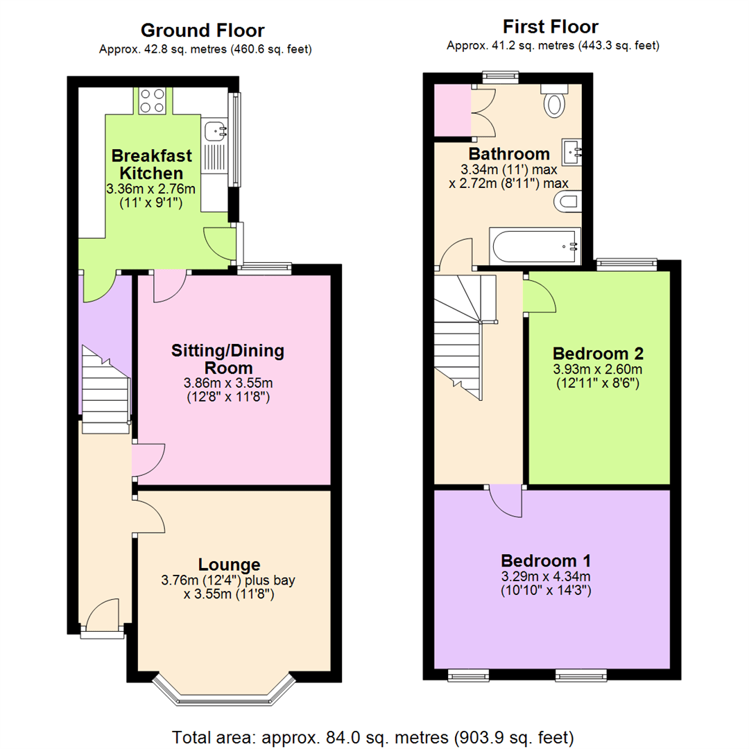 Ashfield Road, Sneinton, Nottingham NG2, 2 bedroom terraced house for