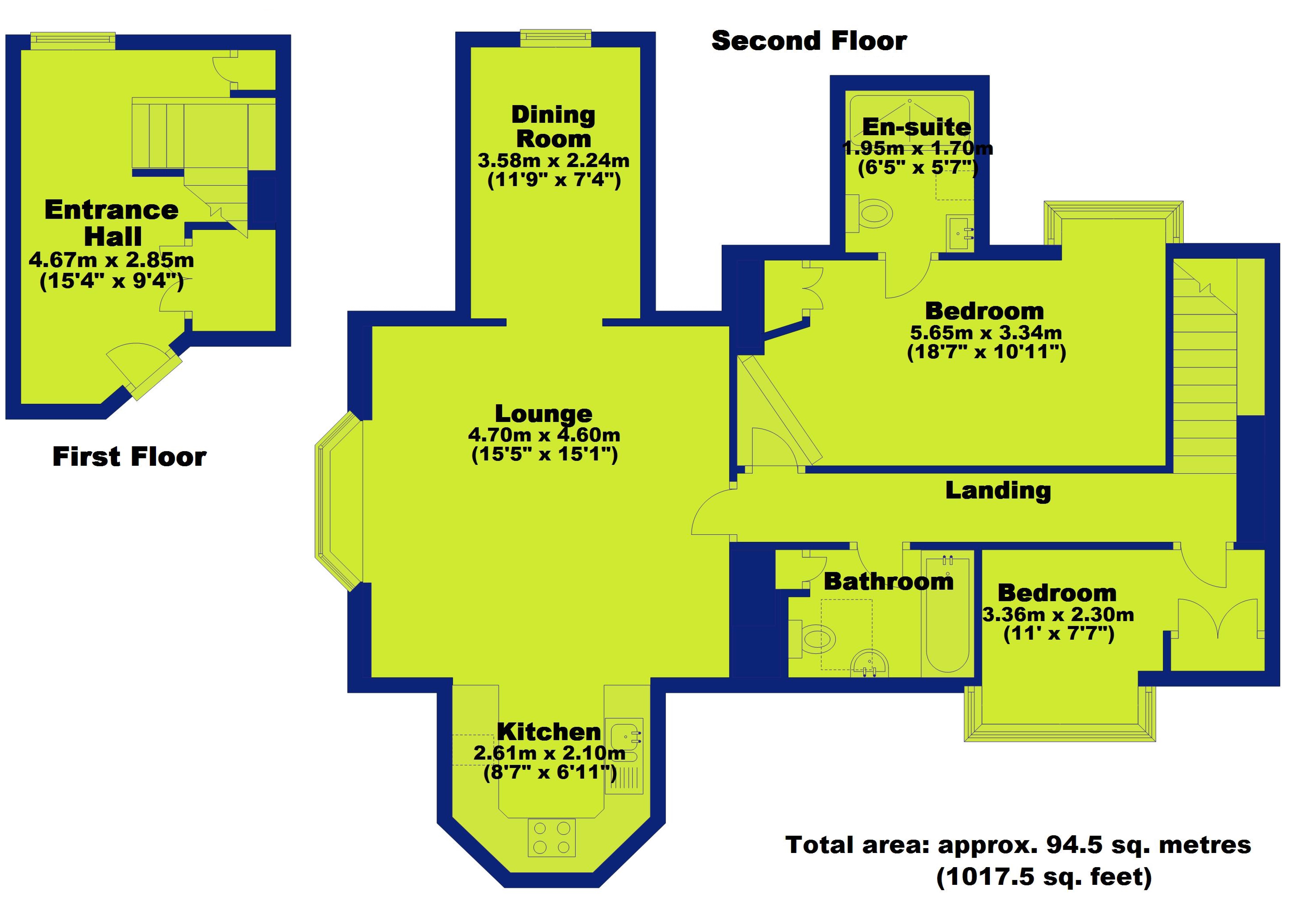 Cavendish Road East, The Park, Nottingham NG7, 2 bedroom flat for sale