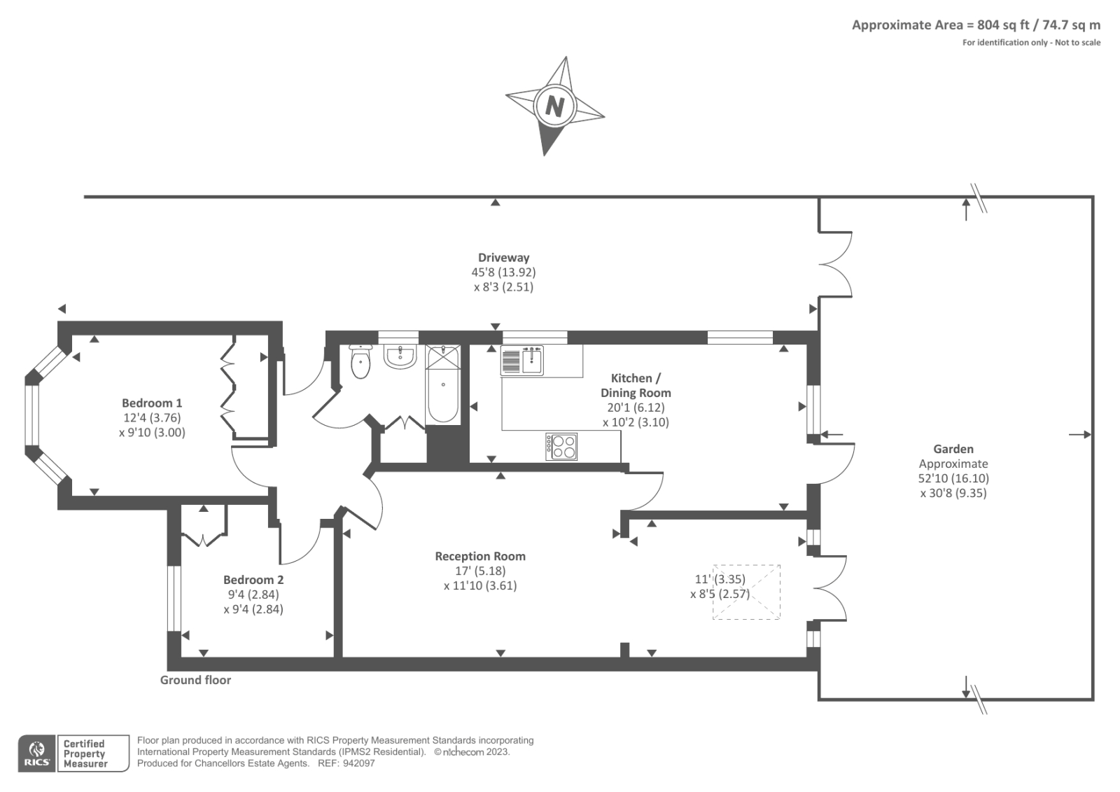 Aysgarth Road, Yarnton, Kidlington OX5, 2 bedroom bungalow for sale