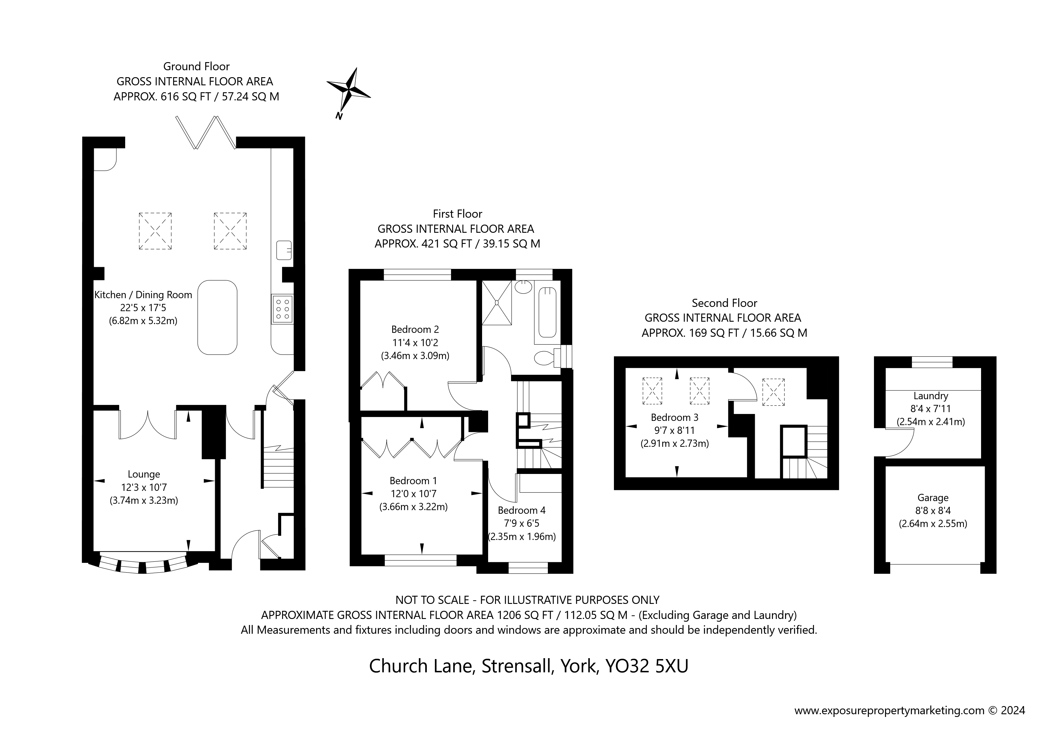 Church Lane, Strensall, York, North Yorkshire YO32, 3 bedroom semidetached house for sale