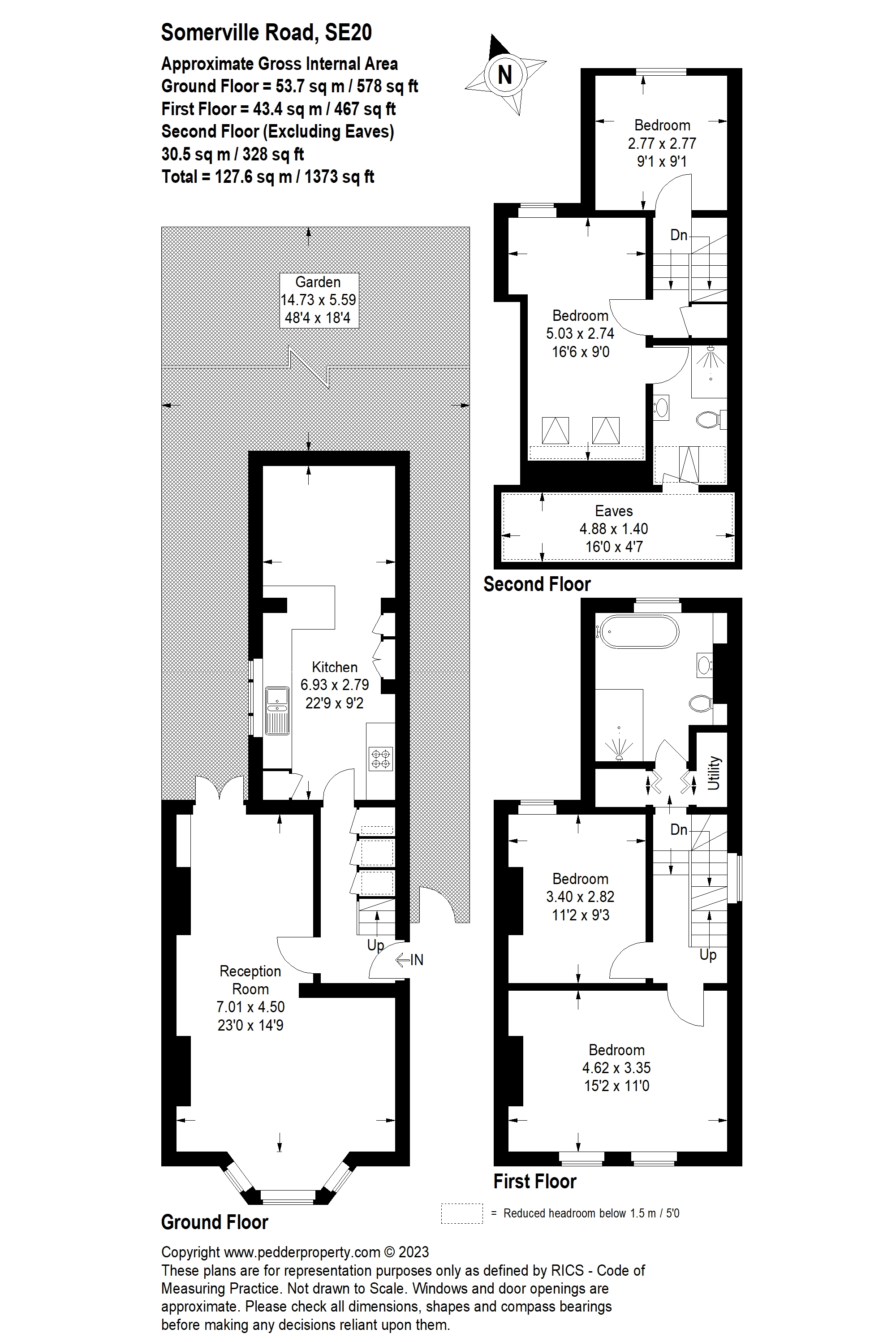 Somerville Road, Penge, London SE20, 4 bedroom semidetached house for