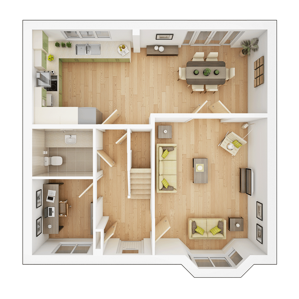 "The Manford Plot 46" at South Edge, Hipperholme, Halifax HX3, 4 bedroom detached house for