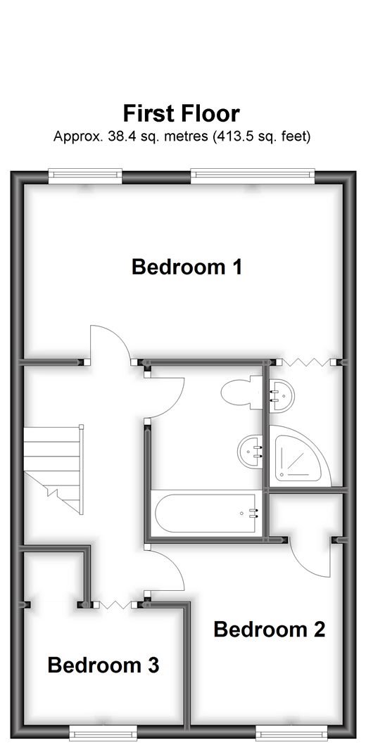 Plumpton Walk, Senacre Wood, Maidstone, Kent ME15, 3 bedroom end