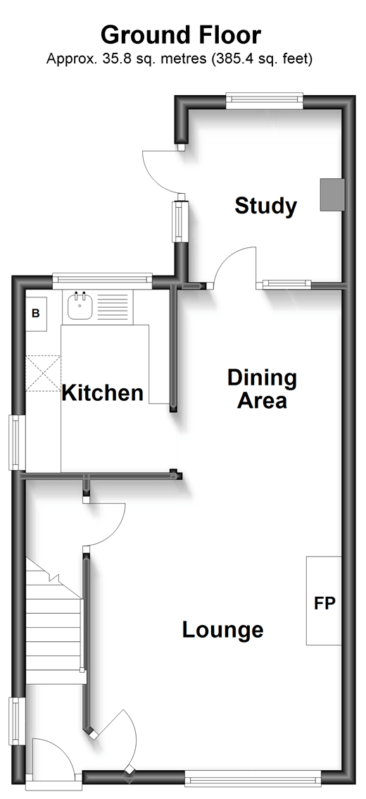 Crestway, Chatham, Kent ME5, 2 bedroom semidetached house for sale