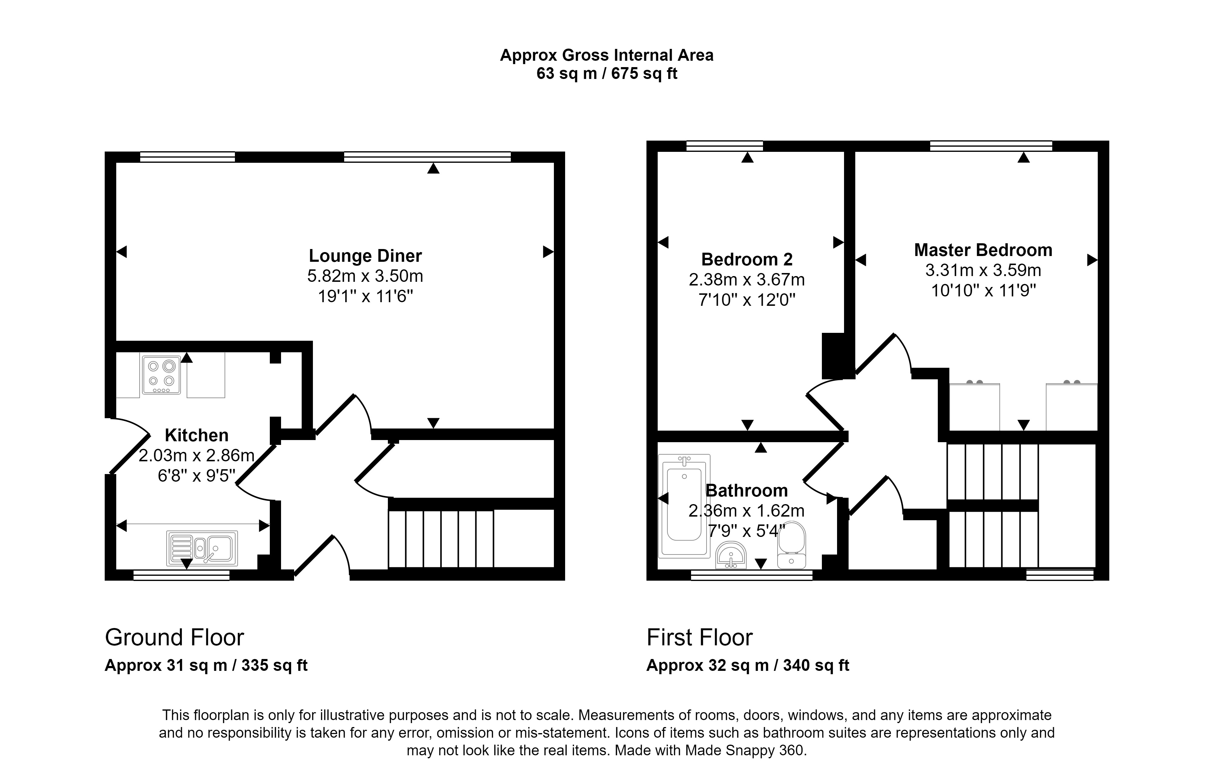 2 bed semidetached house for sale in Ringwood Drive, Cramlington NE23