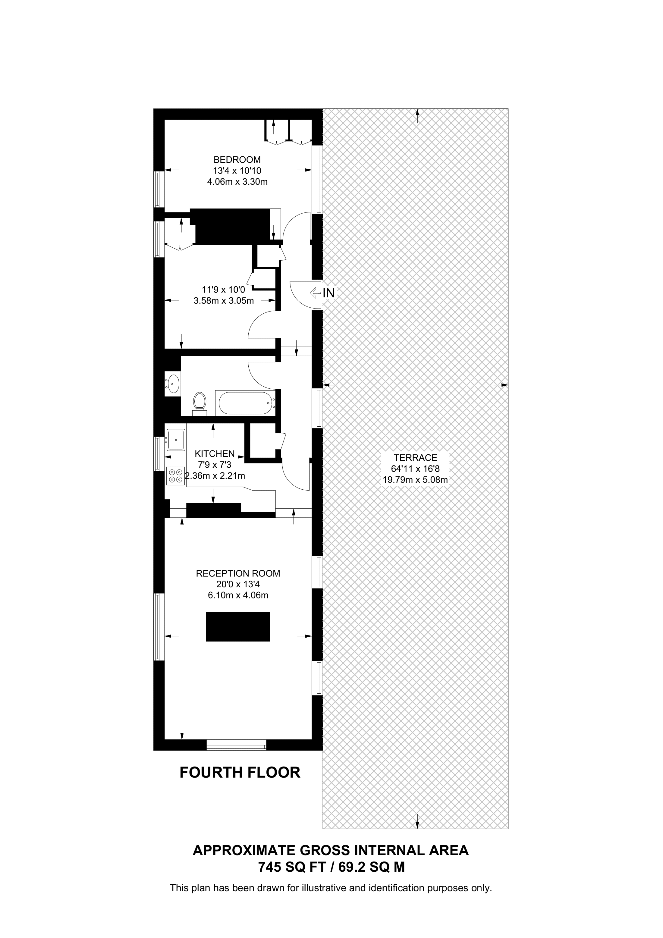 Avonmore Gardens, Kensington, London W14, 2 bedroom flat for sale