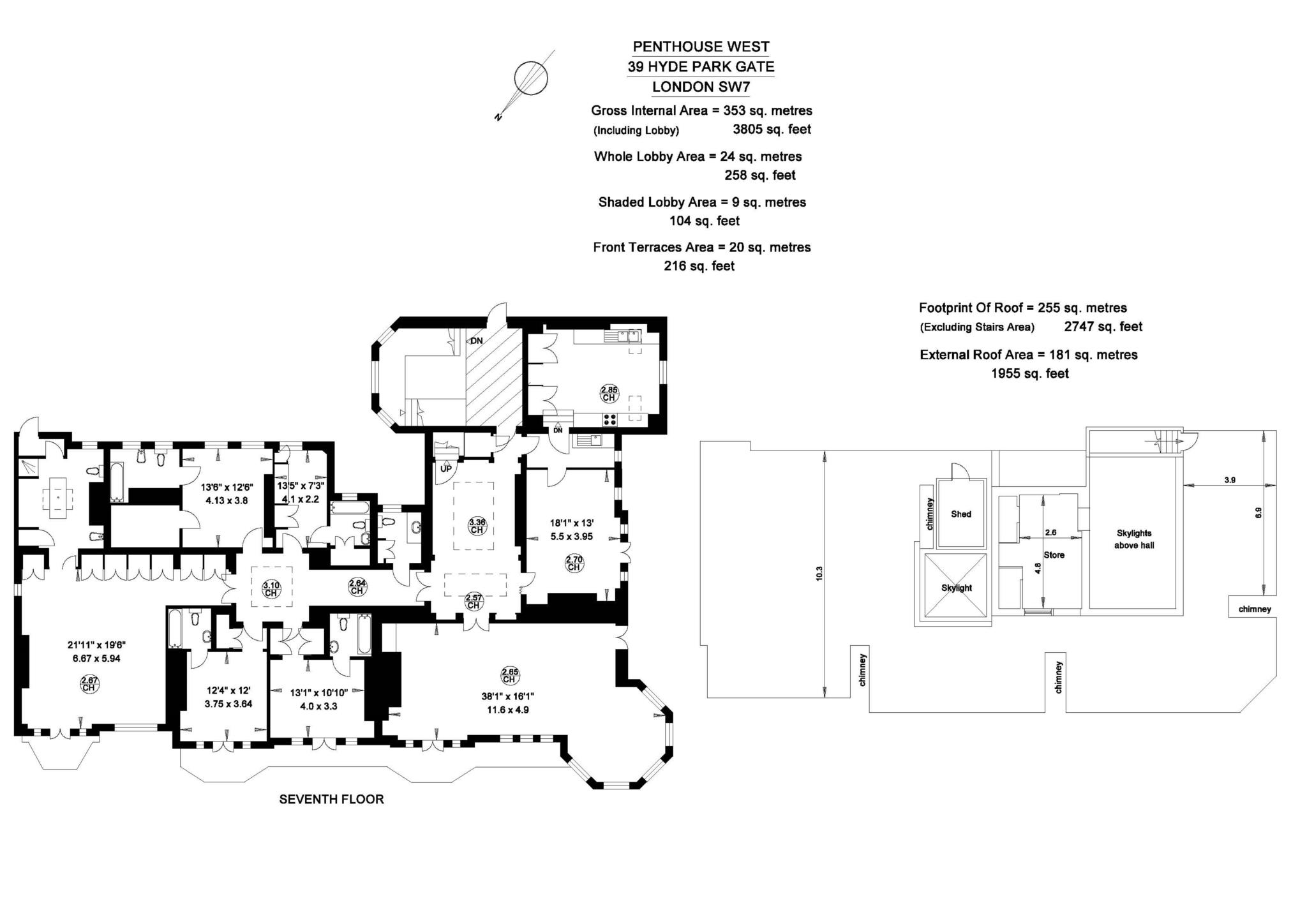 Hyde Park Gate, London SW7, 5 bedroom flat for sale 43568141