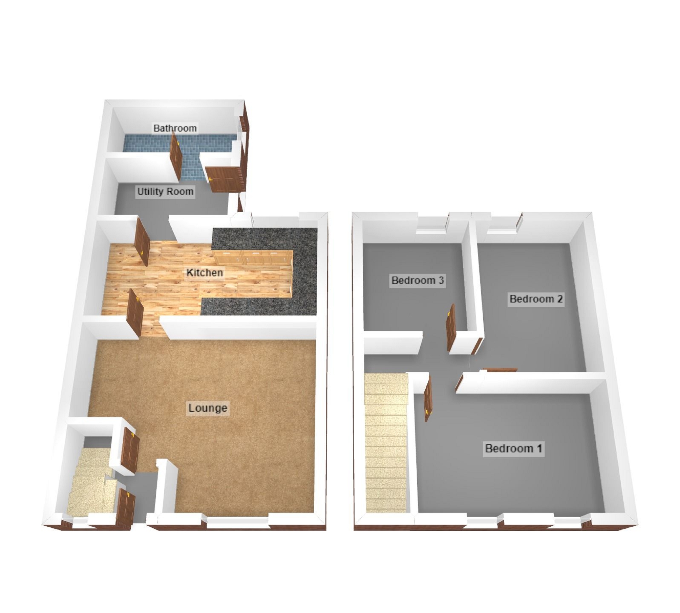 New Houses Pleasant View, Brynmenyn, Bridgend, Bridgend County. CF32, 3