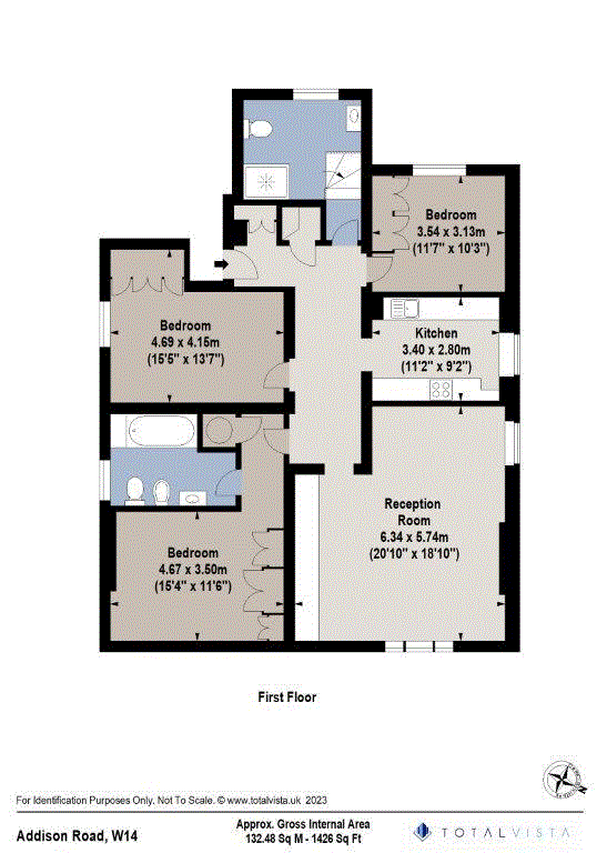 Addison Road, London W14, 3 bedroom flat for sale 66146480