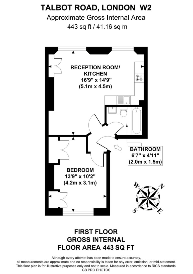 Talbot Road, London W2, 1 bedroom flat for sale 64156271 PrimeLocation