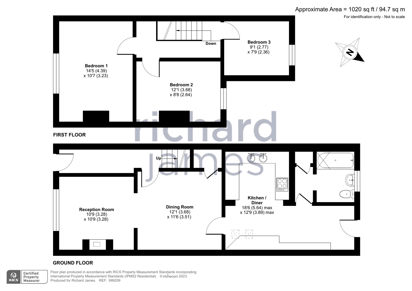 Birch Street, Swindon, Wiltshire SN1, 3 bedroom terraced house for sale