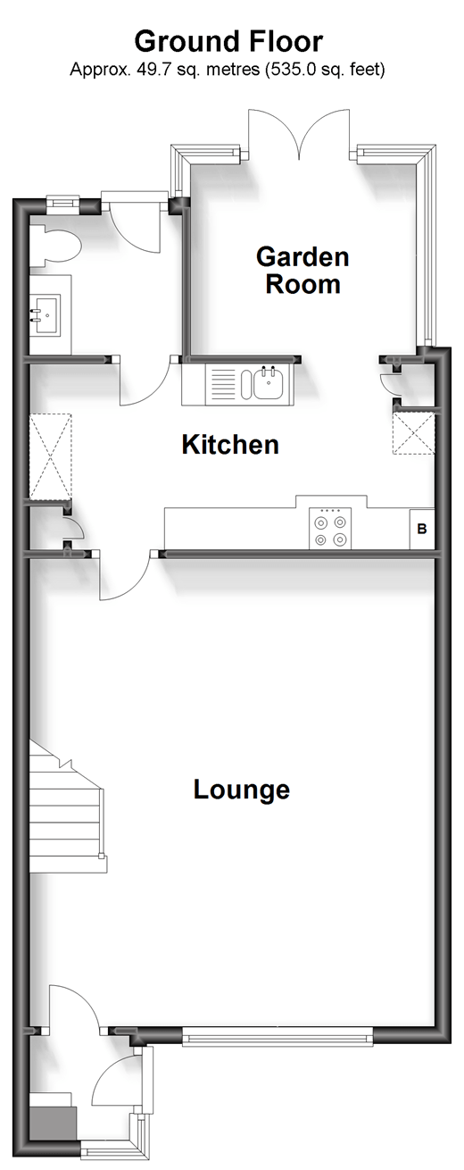 Millfield, New Ash Green, Longfield, Kent DA3, 3 bedroom end terrace