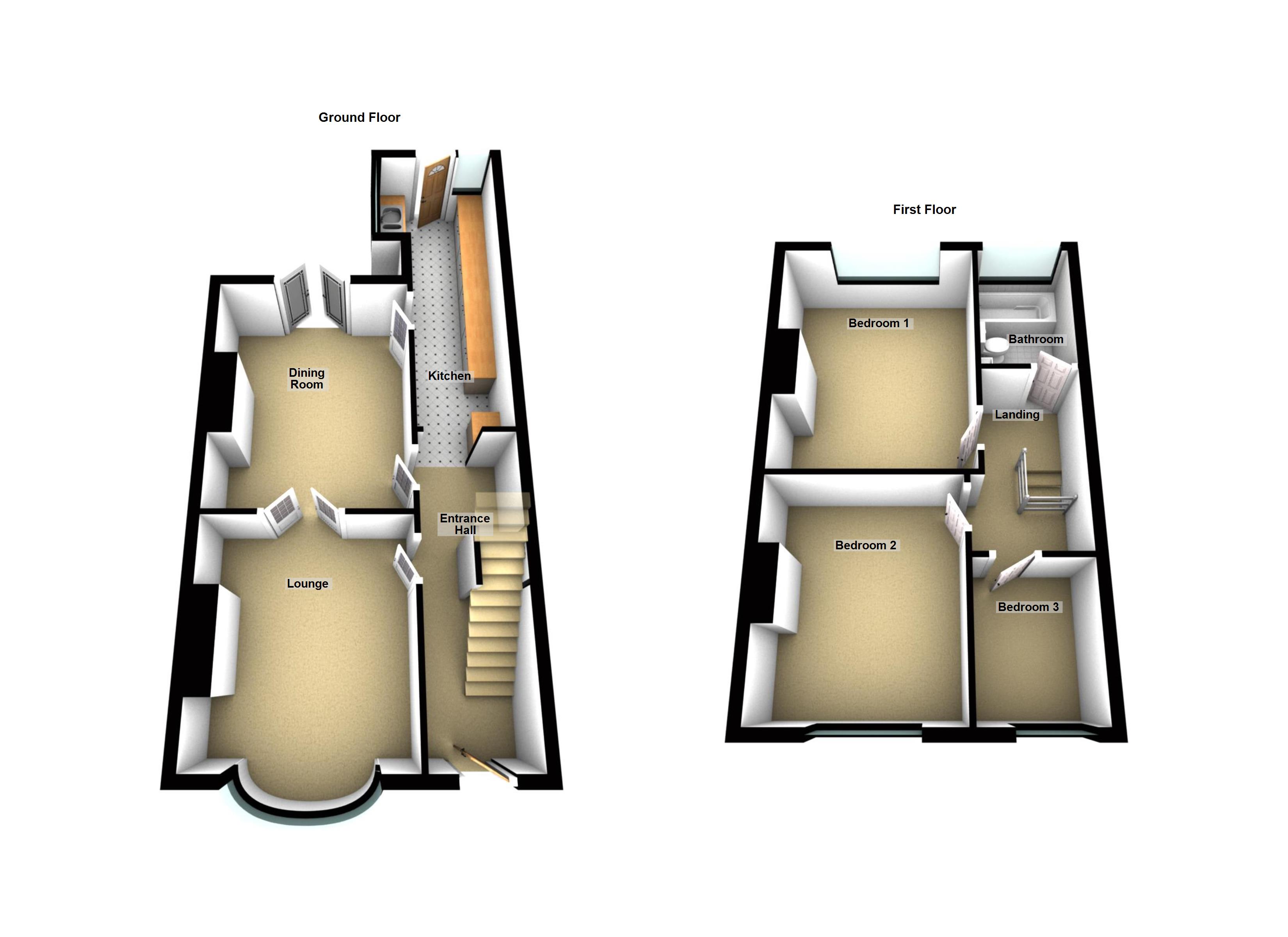 3 bed terraced house for sale in The Crescent, Blackpool FY4 Zoopla