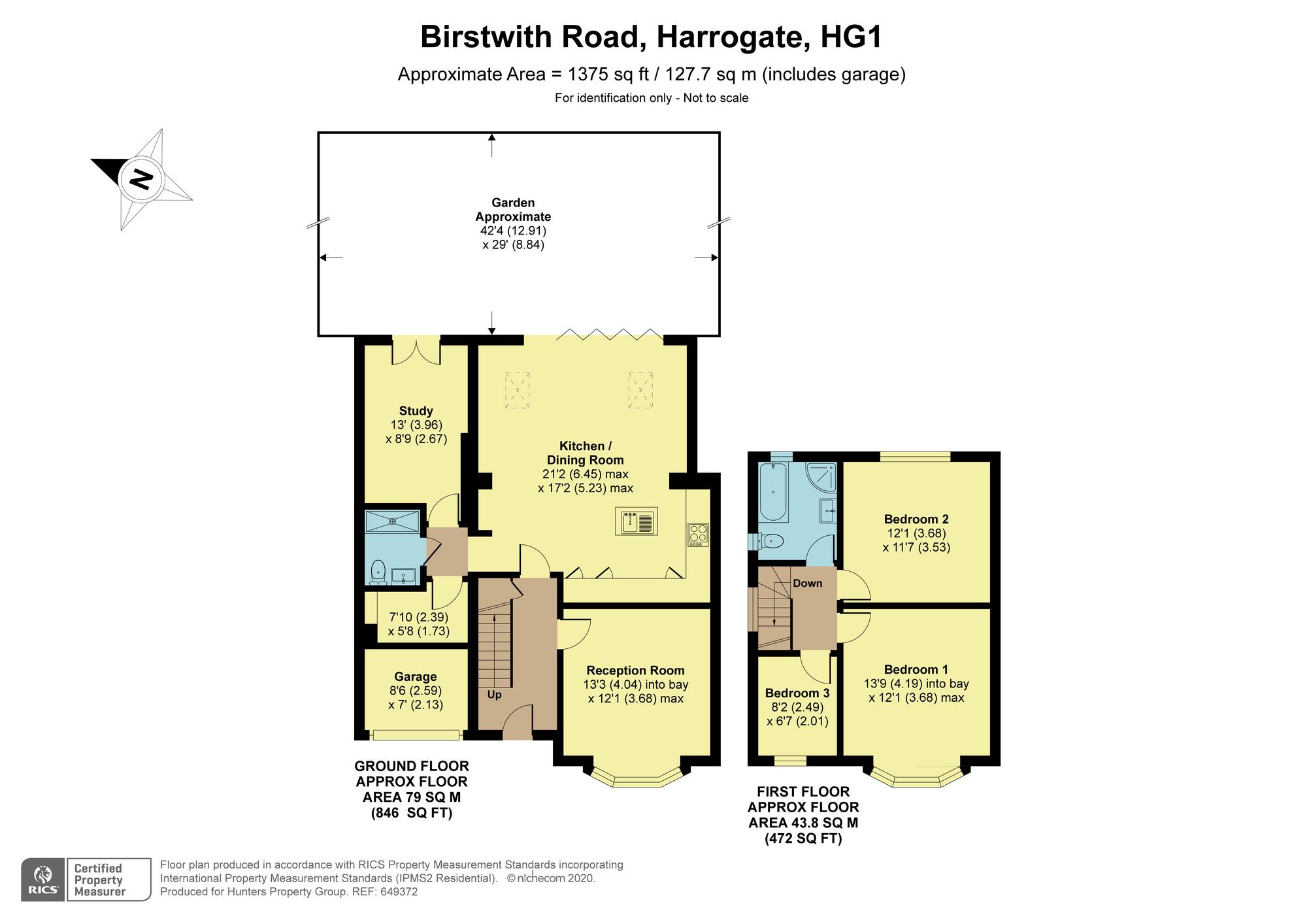 4 bed semidetached house for sale in Birstwith Road, Harrogate HG1
