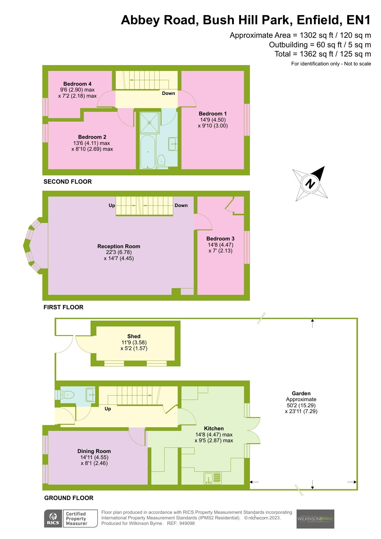 Abbey Road, Enfield EN1, 4 bedroom town house for sale 63999362