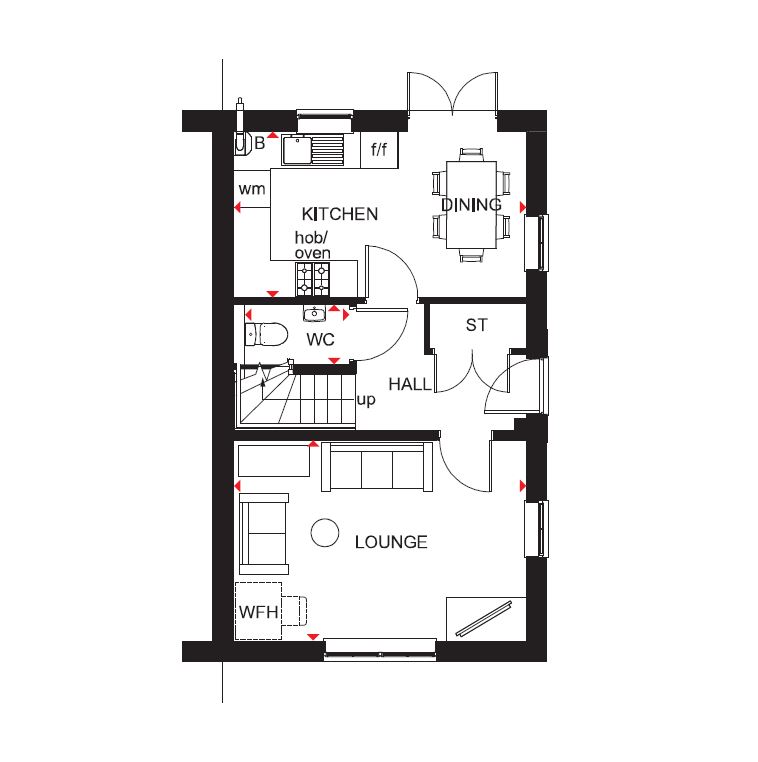 "Moresby" at Beeston Business, Technology Drive, Beeston, Nottingham NG9, 3 bedroom semi