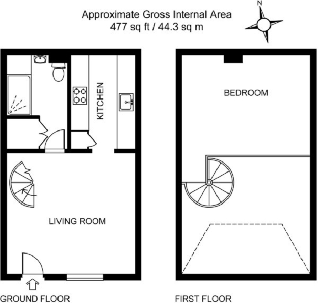1 bed end terrace house for sale in Hunter Road, Crawley, West Sussex