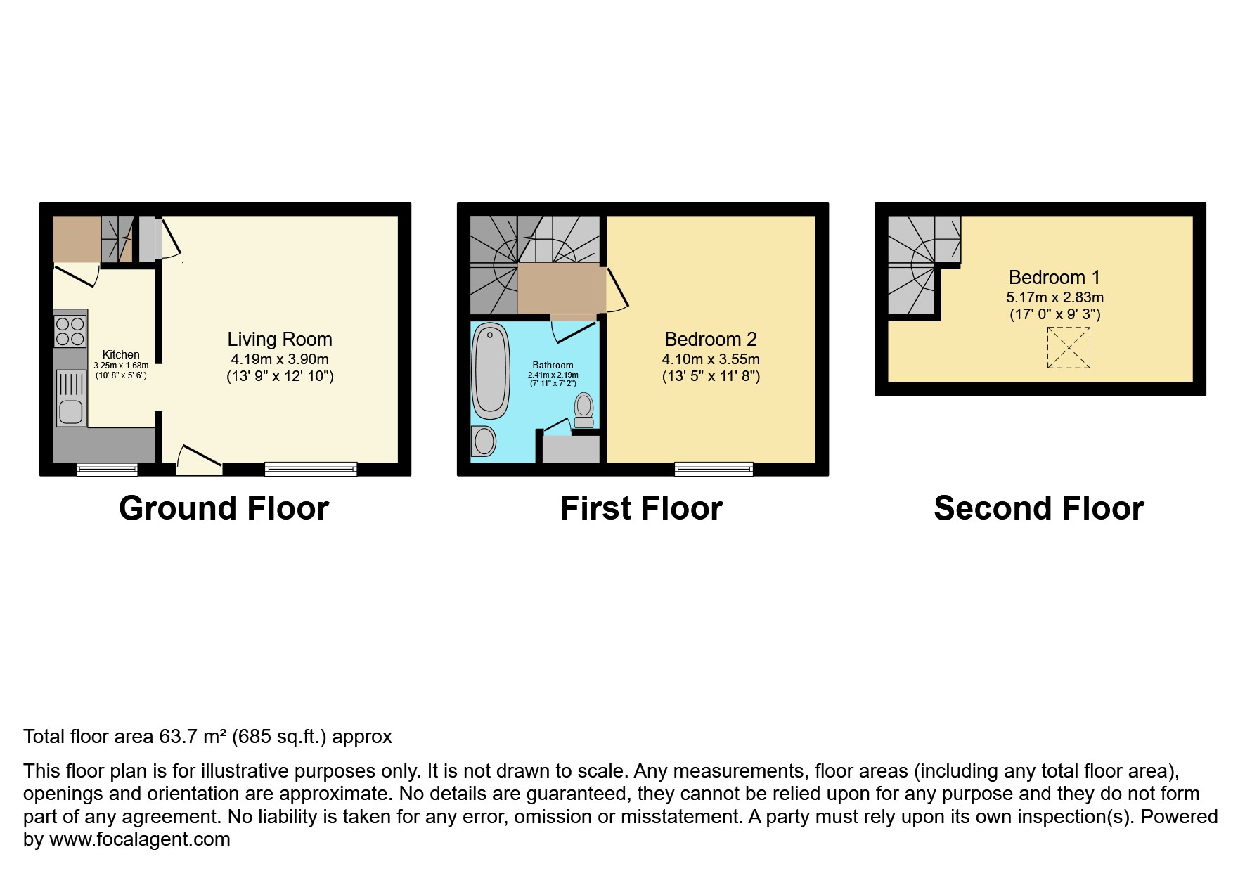 Woodview Grove, Leeds LS11, 2 bedroom terraced house for sale