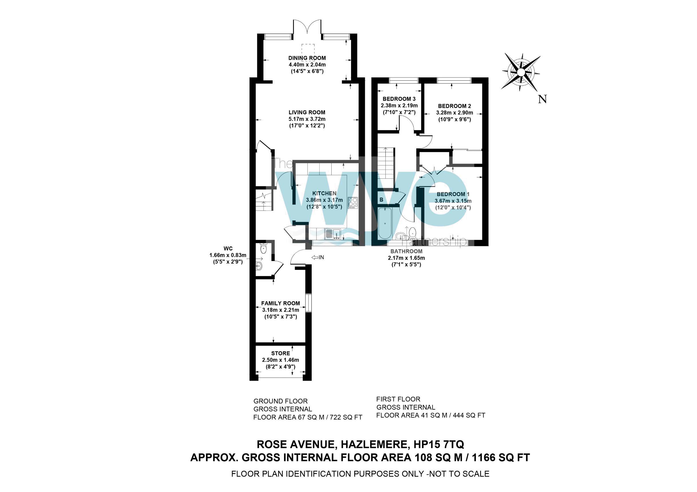 3 bed terraced house for sale in Rose Avenue, Hazlemere, High