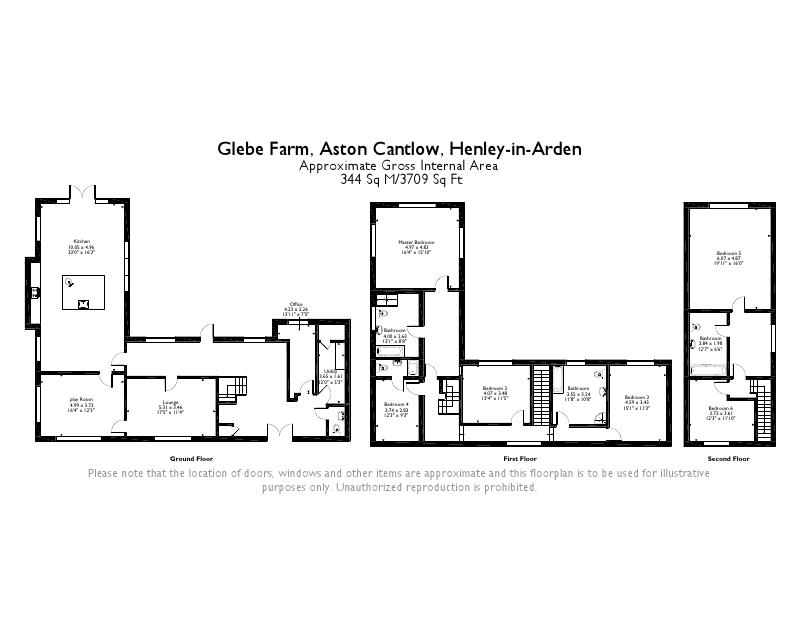 6 bed linkdetached house for sale in Aston Cantlow, HenleyInArden