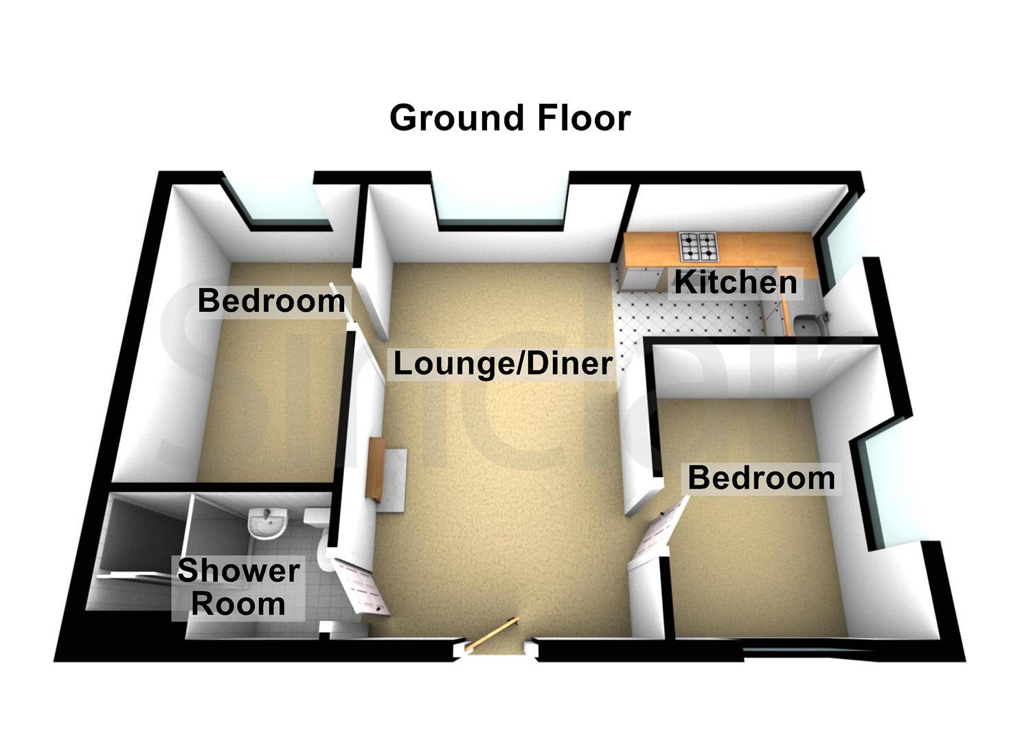 Market Place, Belton, Leicestershire LE12, 2 bedroom flat to rent