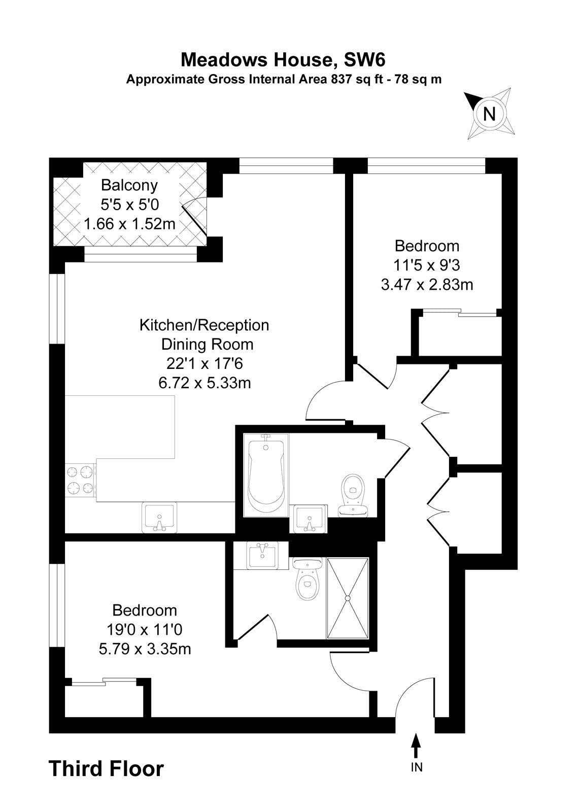 Chelsea Creek, Imperial Wharf, London SW6, 2 bedroom flat for sale