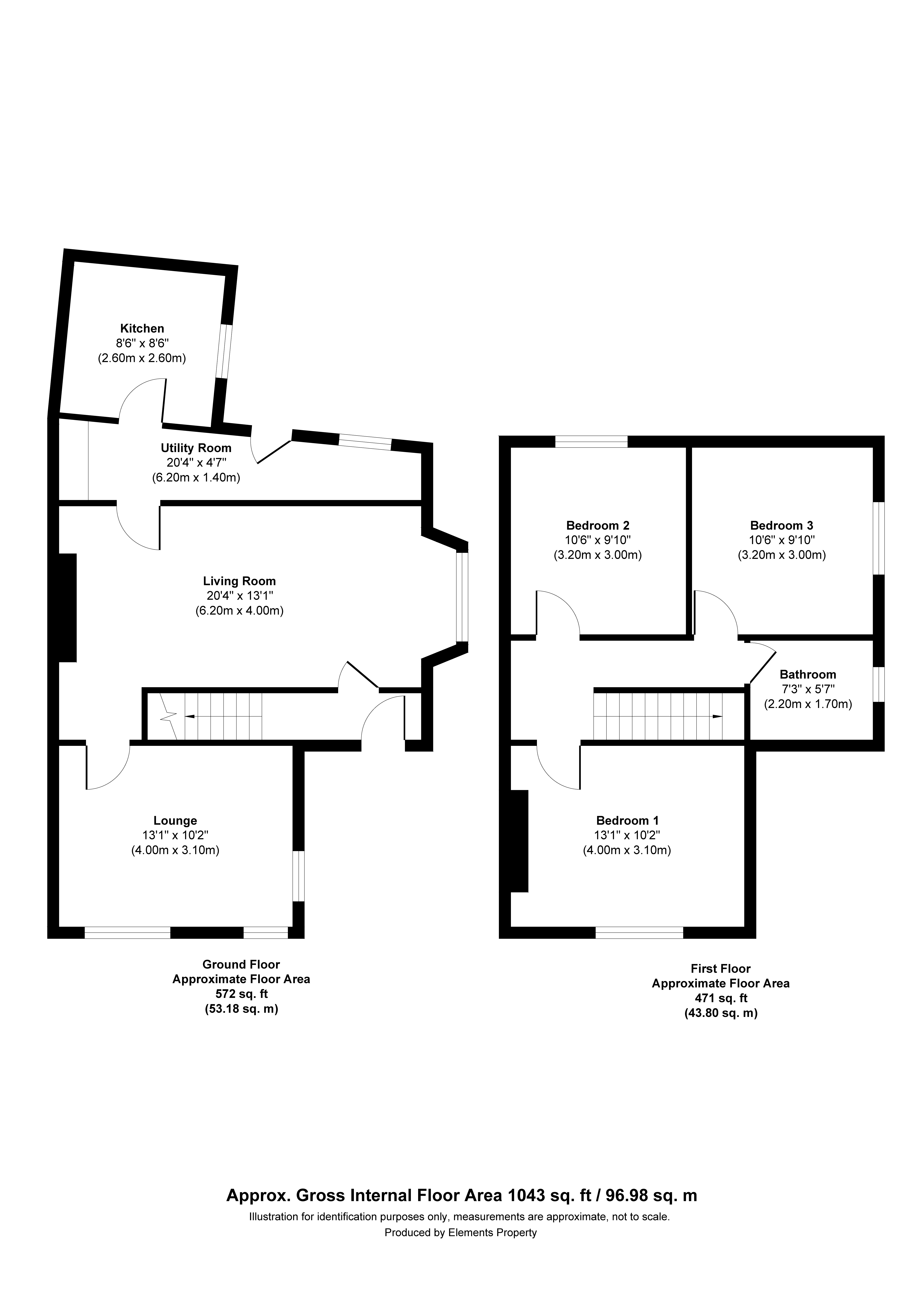 Vicarage Road, Nelson, Lancashire BB9, 3 bedroom end terrace house for sale 61970313