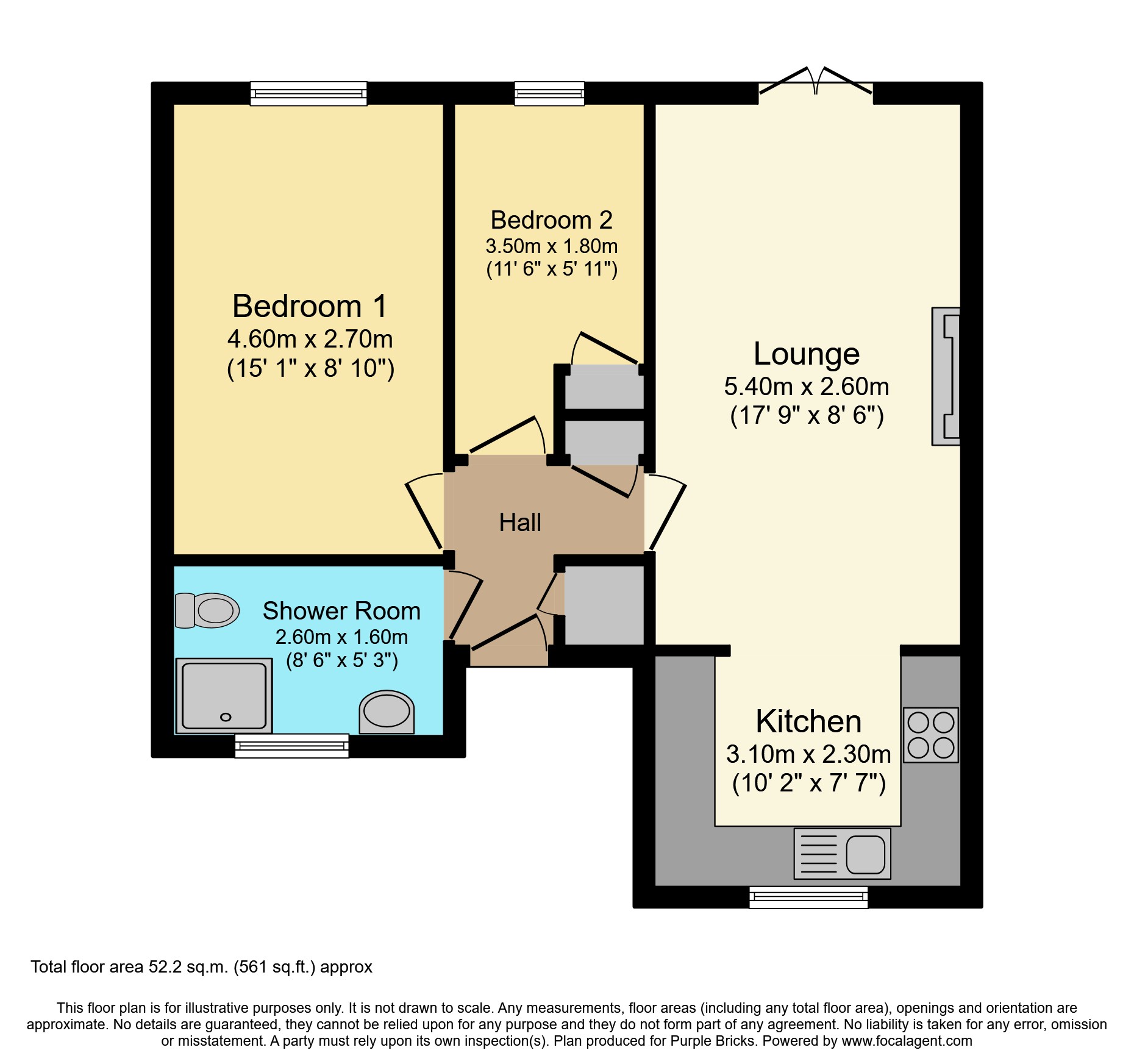 Newnham Green, Maldon CM9, 2 bedroom detached bungalow for sale
