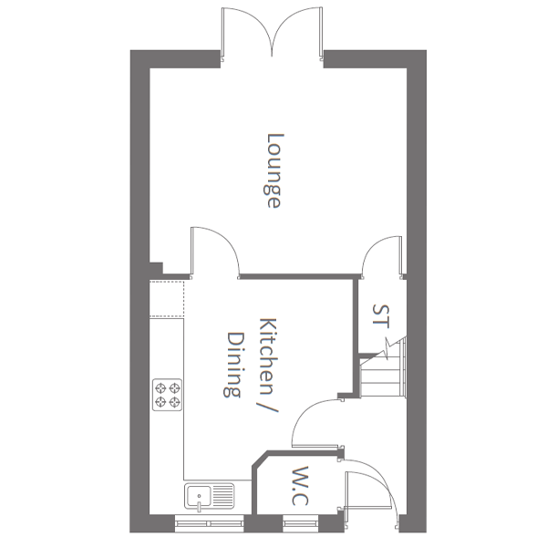 "The Sycamore" at Off Trunk Road, Normanby, Middlesbrough TS6, 3