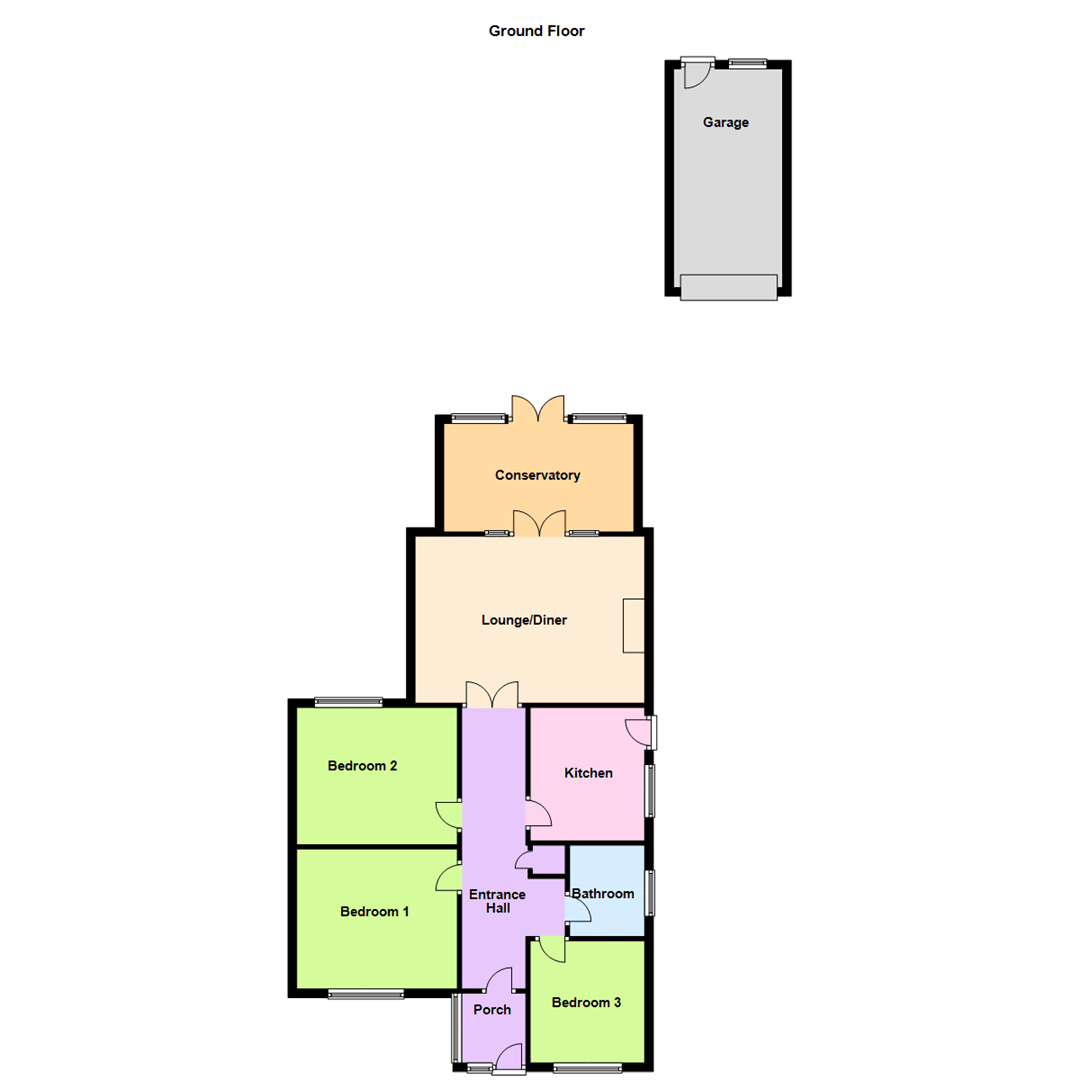 3 bed semidetached bungalow for sale in Sunningdale Avenue, Ipswich