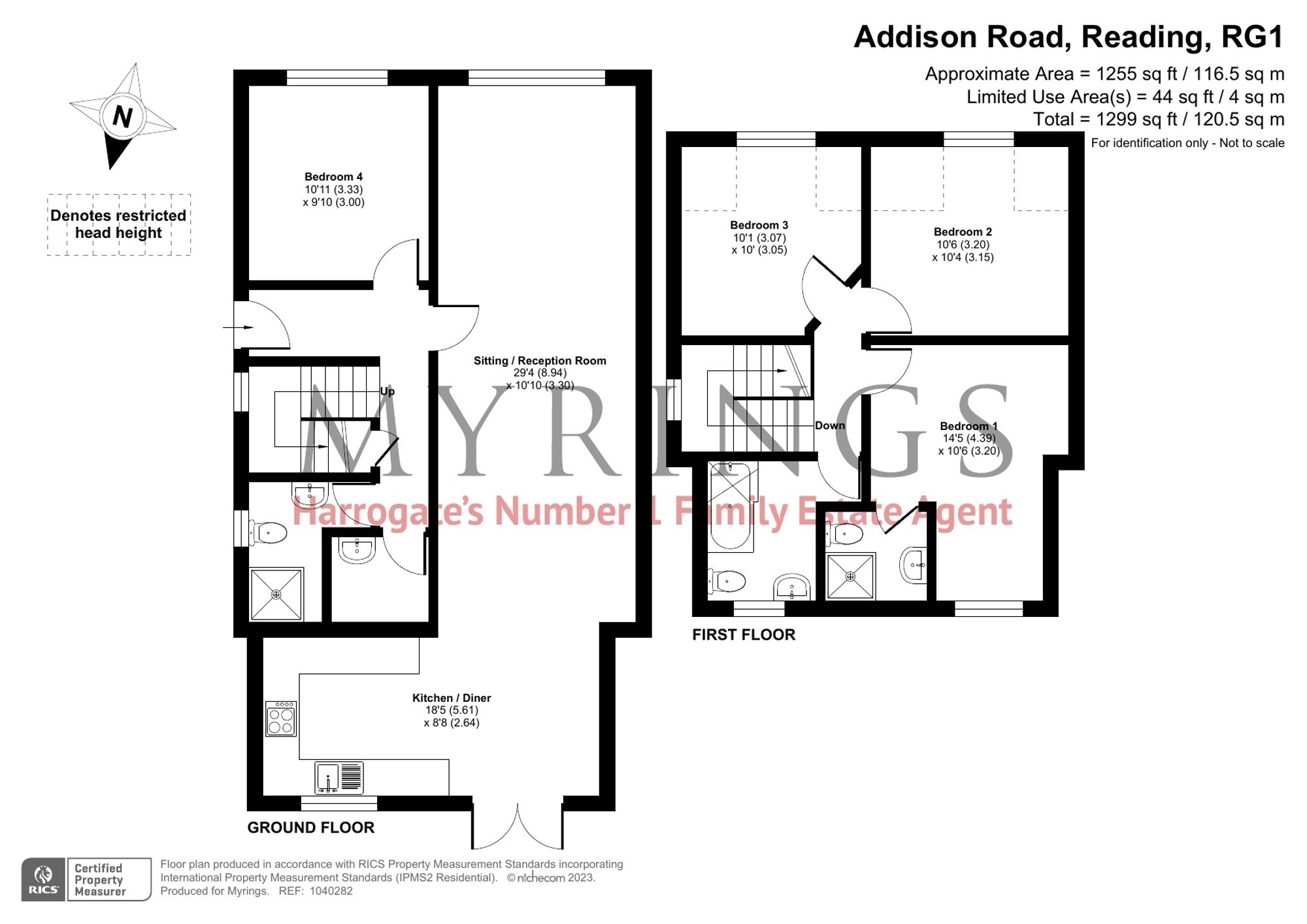 Hill Top Crescent, Harrogate HG1, 4 bedroom semidetached house for