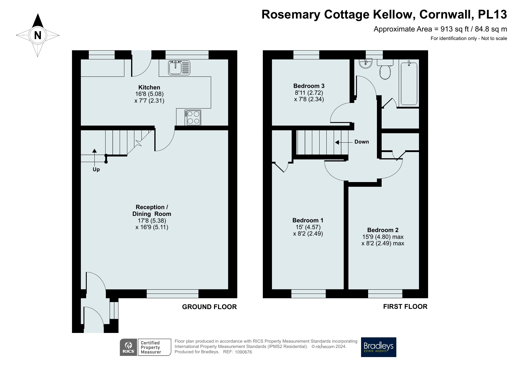 Kellow, Looe, Cornwall PL13, 3 bedroom terraced house for sale