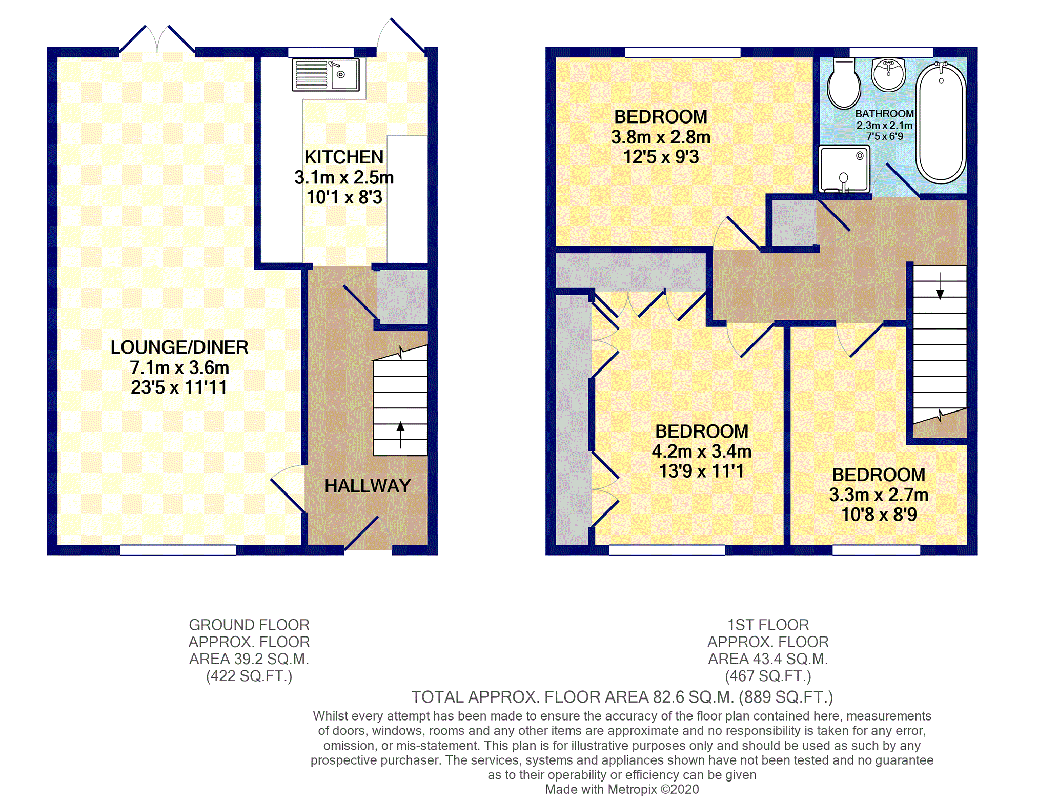 3 bed terraced house for sale in Post Office Road, Baddesley Ensor