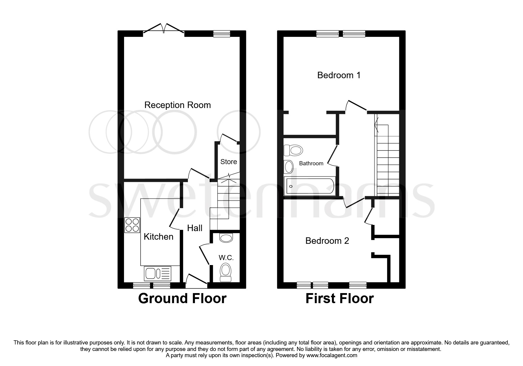 Paddock View, Kingsley, Frodsham WA6, 2 bedroom terraced house for sale