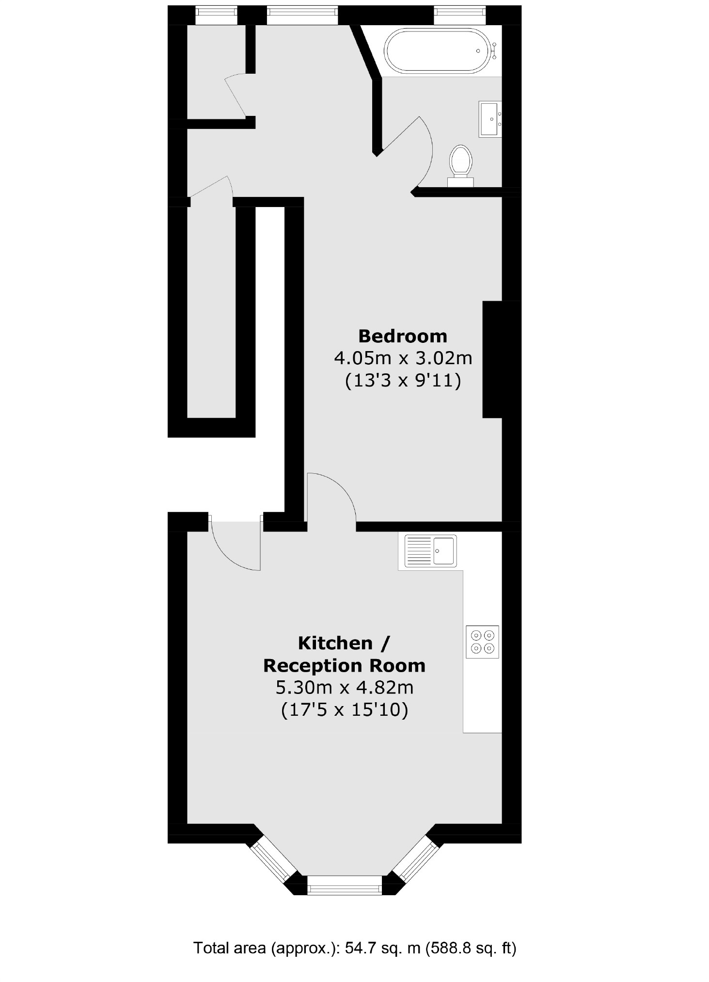Streatham High Road, London SW16, 1 bedroom flat to rent 66023537